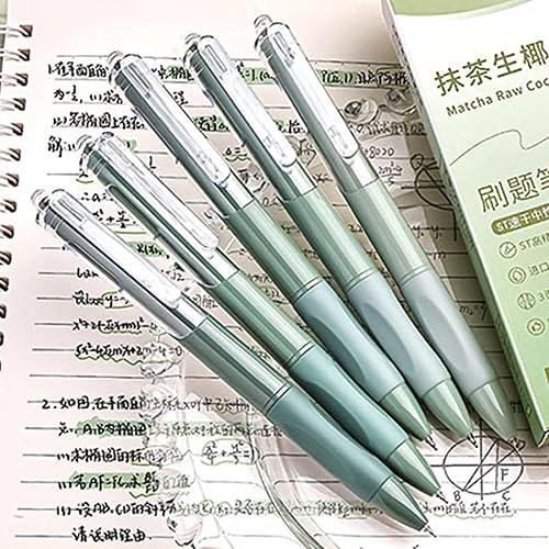 Miniatura 3 de MOZXIRZ 5 bolígrafos de tinta de gel, bolígrafos retráctiles de 0.020 in, bolígrafos de tinta negra, bolígrafos de escritura, bolígrafo azul,