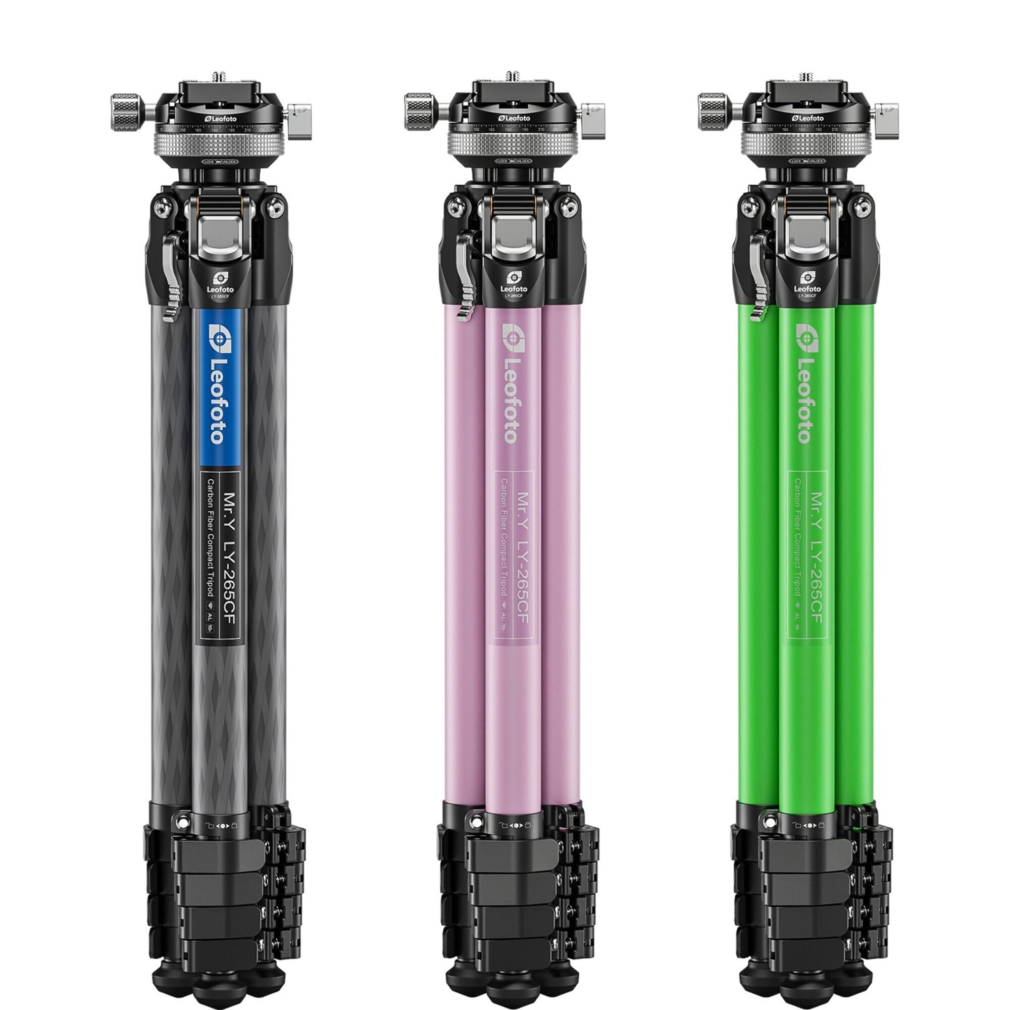 LEOFOTO Trípode de carbono LY-265CF Mr. Y negro