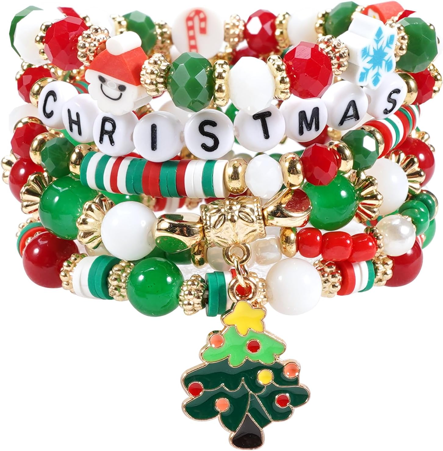 Ardorchid Halloween Bracelets for Women Pumpkin Ghost Steleton Bat Skull Beaded Stackable Stretchy Bracelet Rugby Thanksgiving Christmas Heishi Bracelets