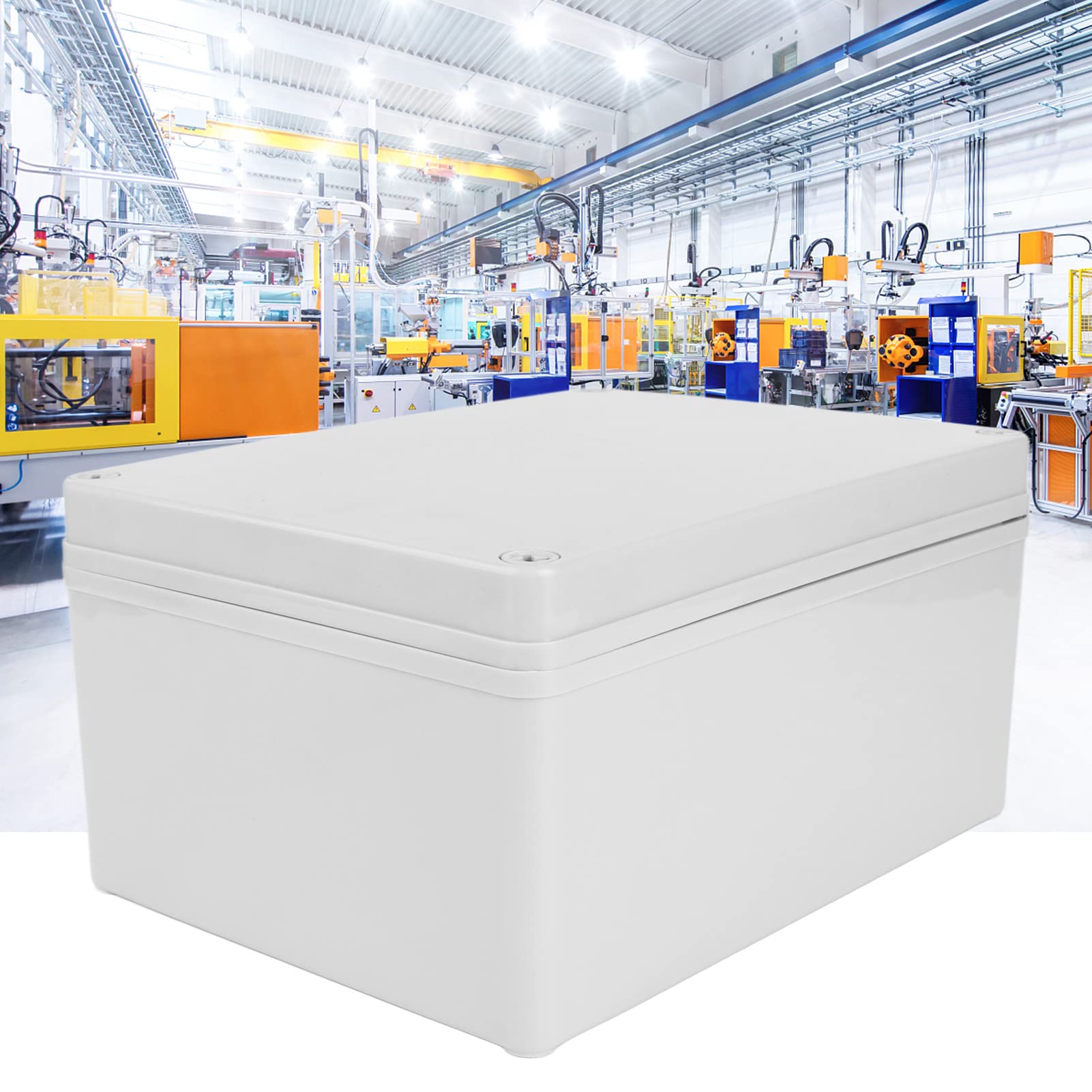 Wisecoco Caja Estanca, Caja de Superficie, Caja Estanca Exterior, IP65 ABS Resistente al Agua Caja de Proyectos Eléctricos, para Instalaciones EléCtricas Interiores y Exteriores, Gris(200X150X100mm)