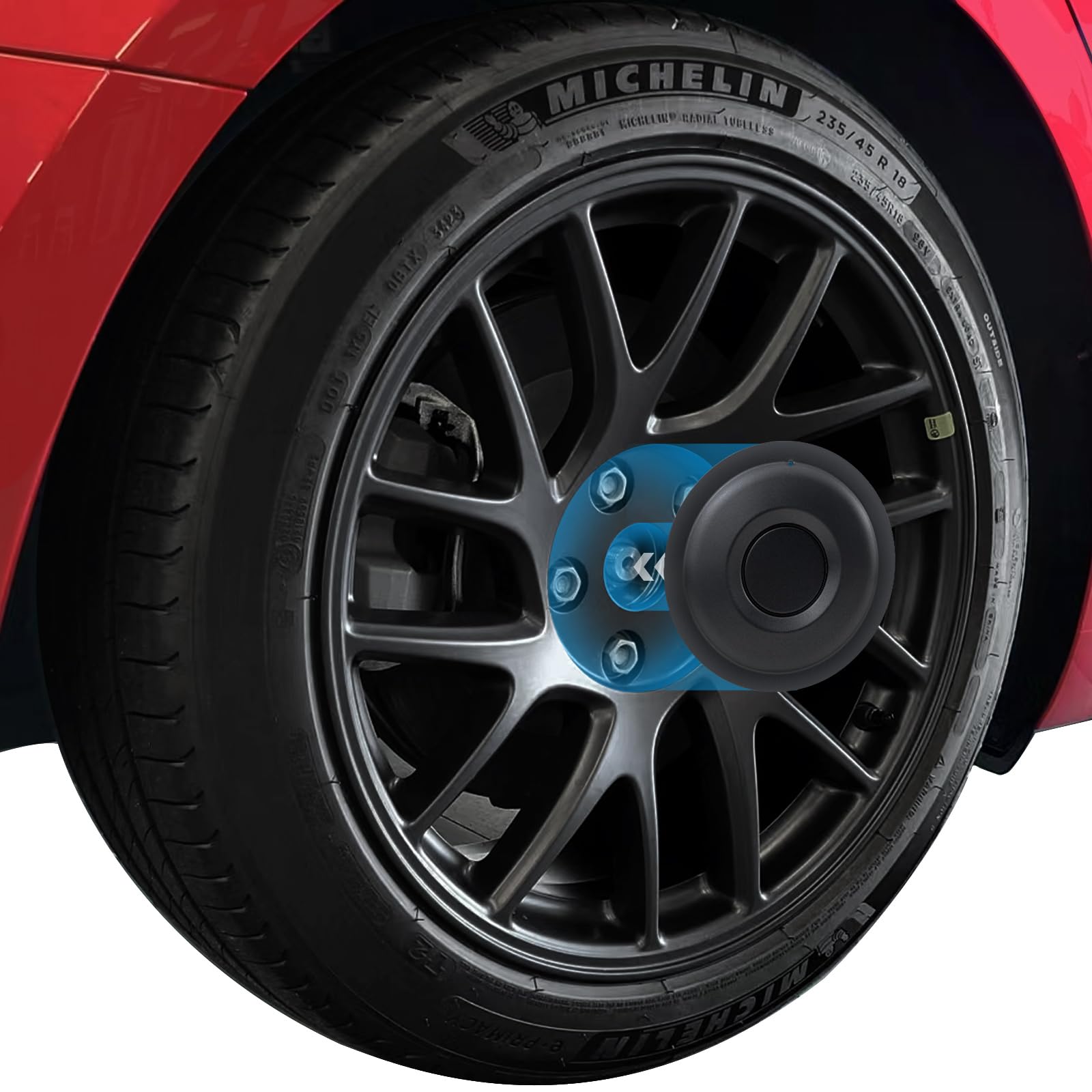 Soarhigh Wheel Center Cap for Tesla Model 3 2024 Highland Wheel Hub Caps Wheel Center Cover Model 3 Replacement Exterior Accessories - Set of 4