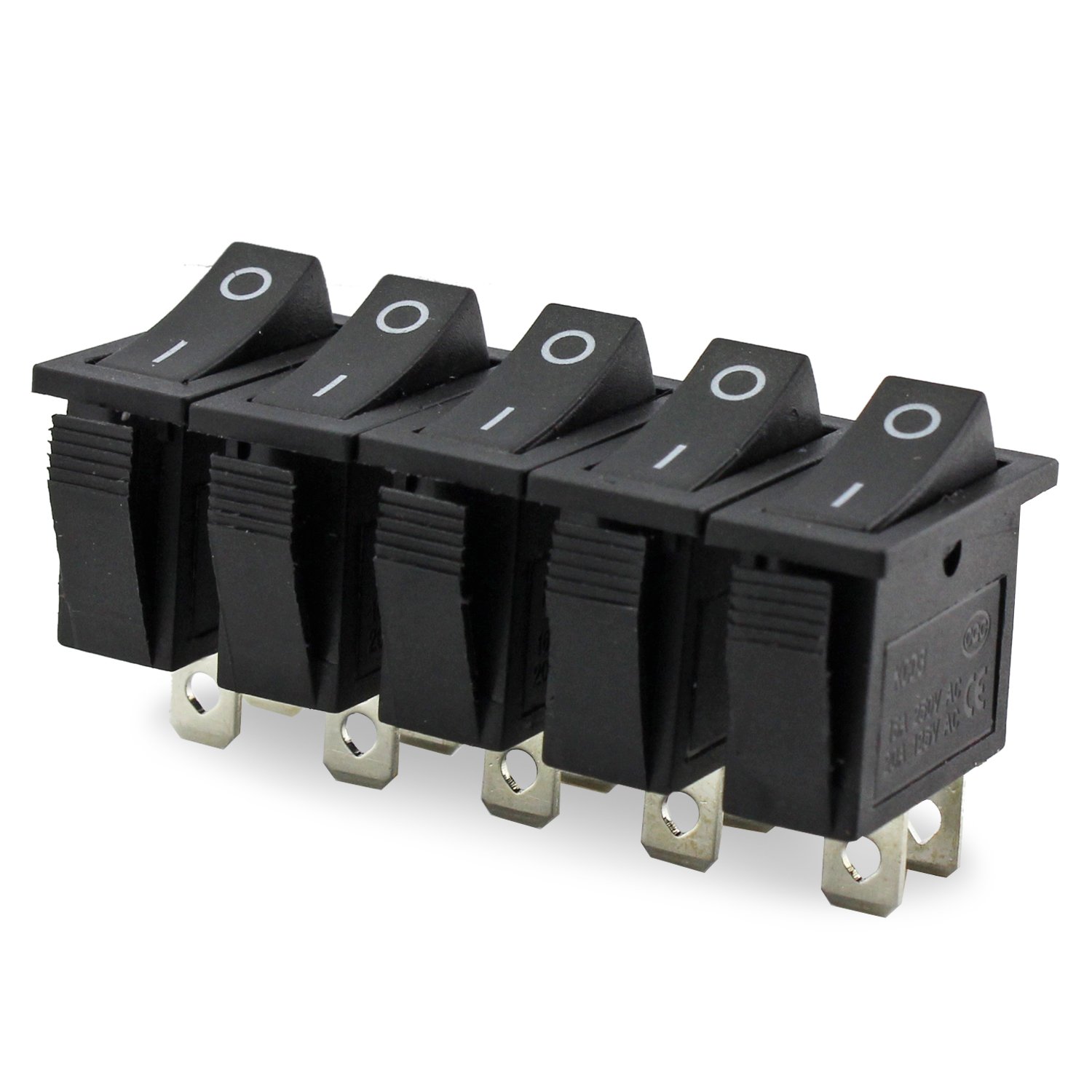 Buy ESUMIC® ONOFF 2 Position SPST 2 Pin Snap in Rocker Switch 16A/250V