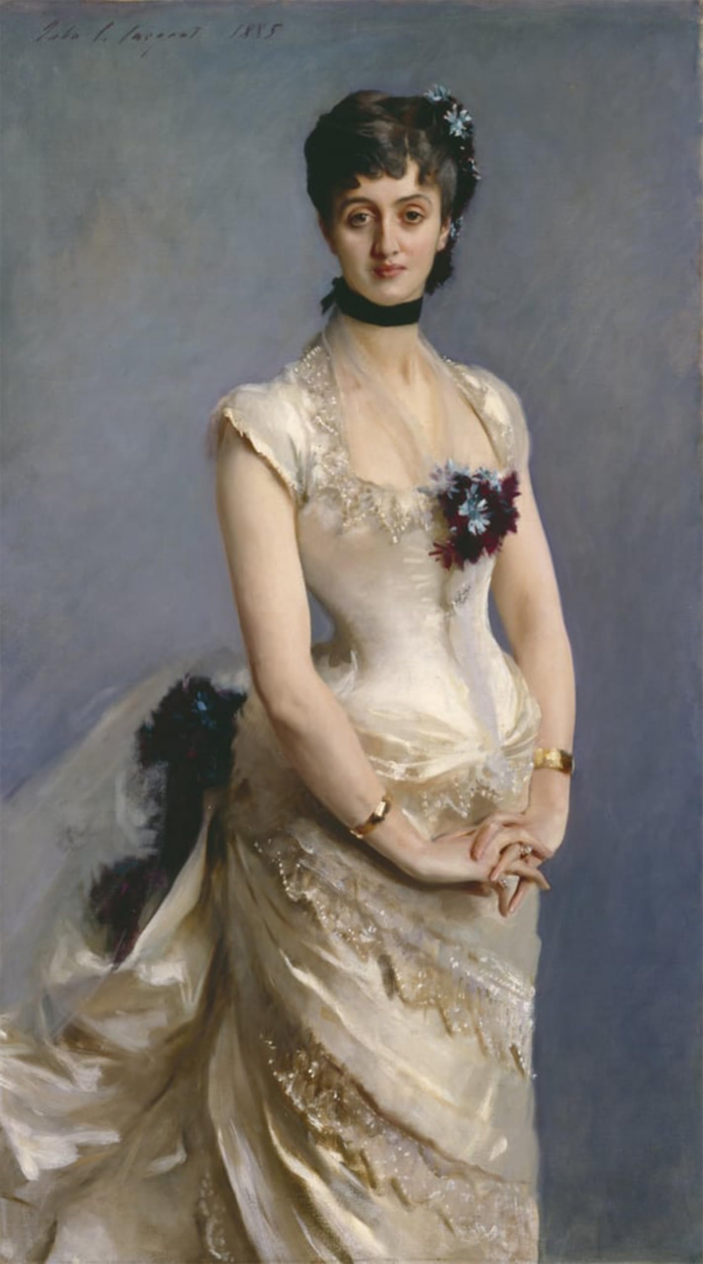 RZHRHJES Vintage Picture Wall Picture Painting Print Poster Madame Paul Poirson by John Singer Sargent Abstract Wall Art Painting for Office Decor 60x90cm