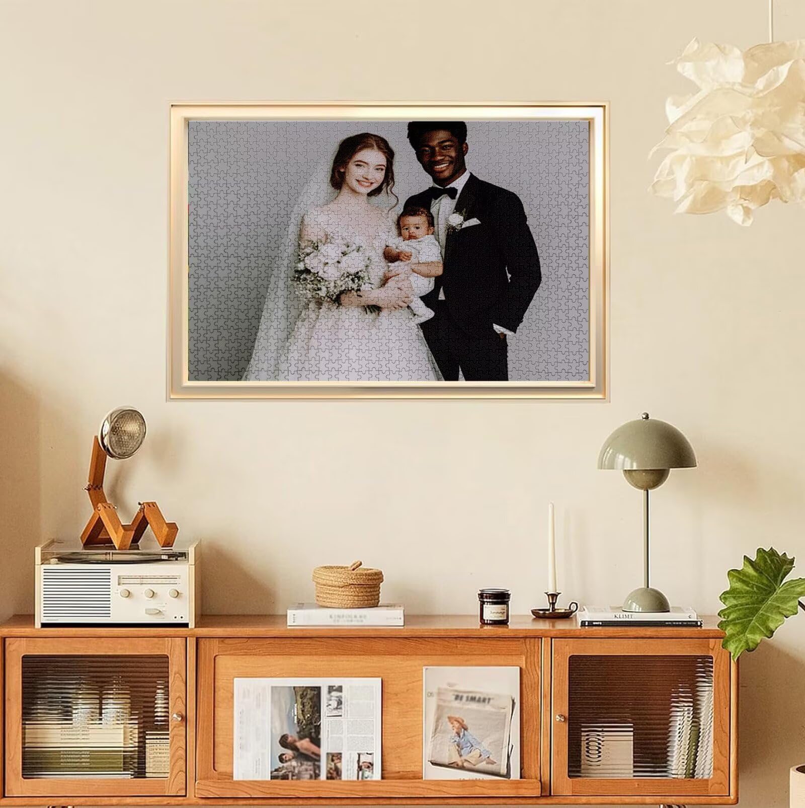 Puzzle Personalizado con Foto, Personalizada Rompecabezas Personalizado Diseña tu Logo Foto o Texto, Personalizado Navidad Halloween San Valentín Parejas Niños Familia Amigos h-4293