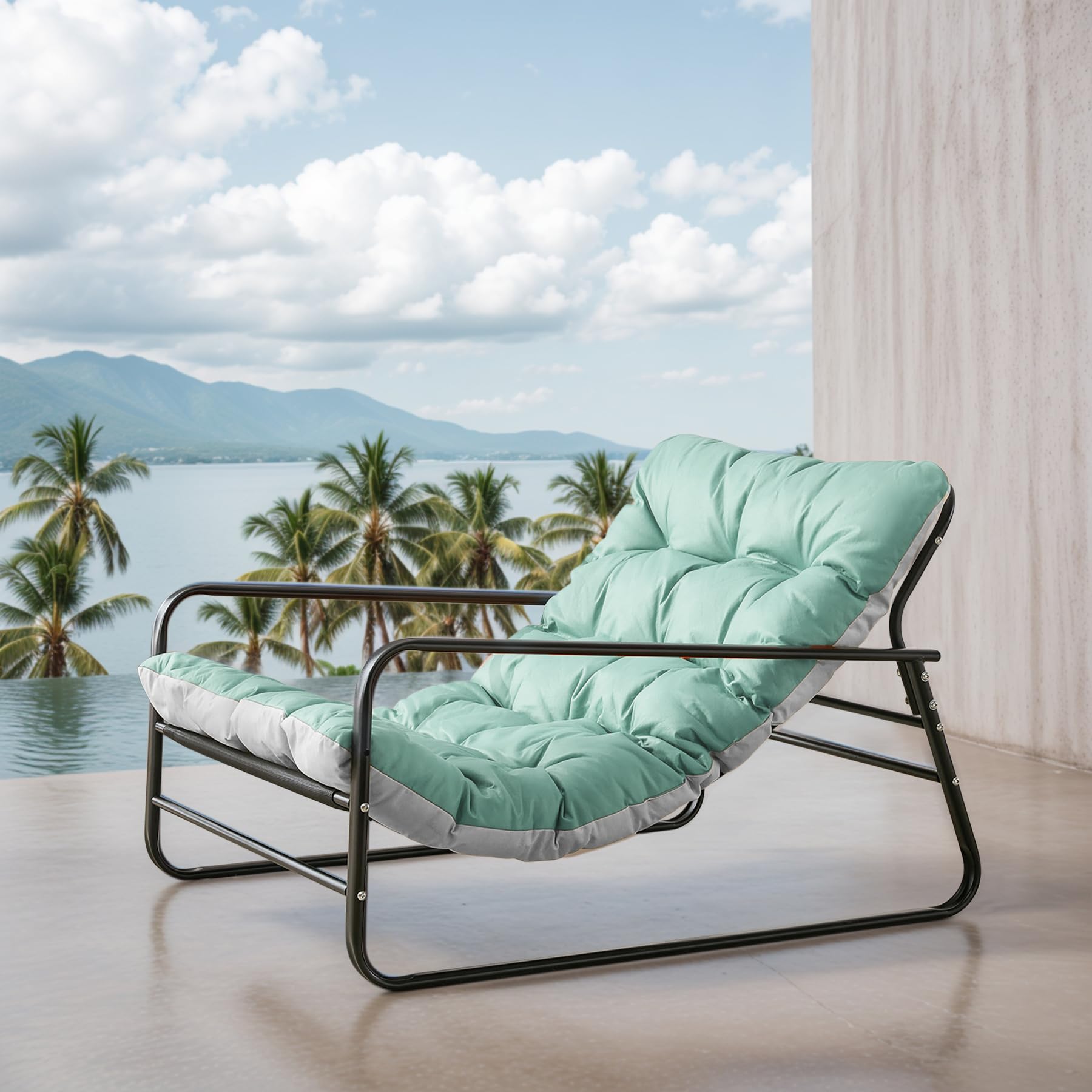 fauteuil de jardin extérieur coussin