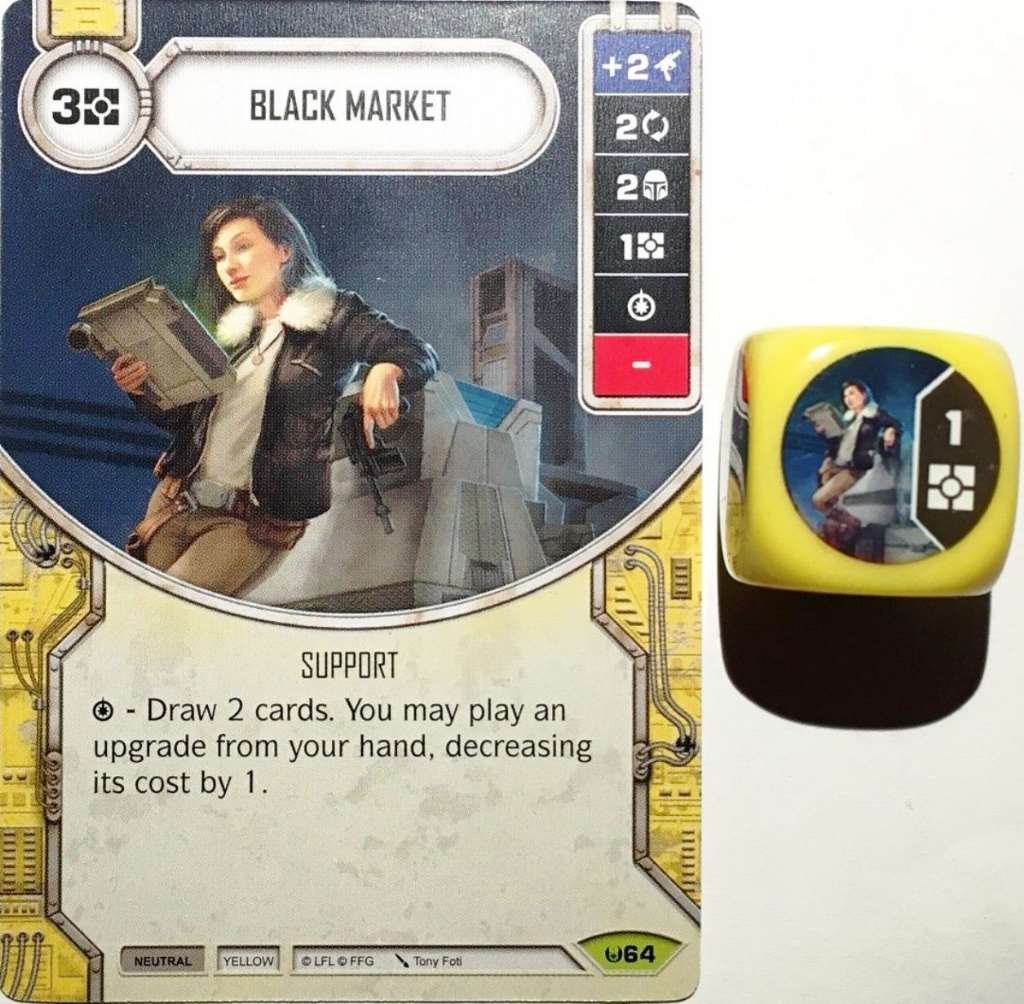 Star Wars Destiny Rare Black Market Card 64 And Dice | Desertcart Guyana