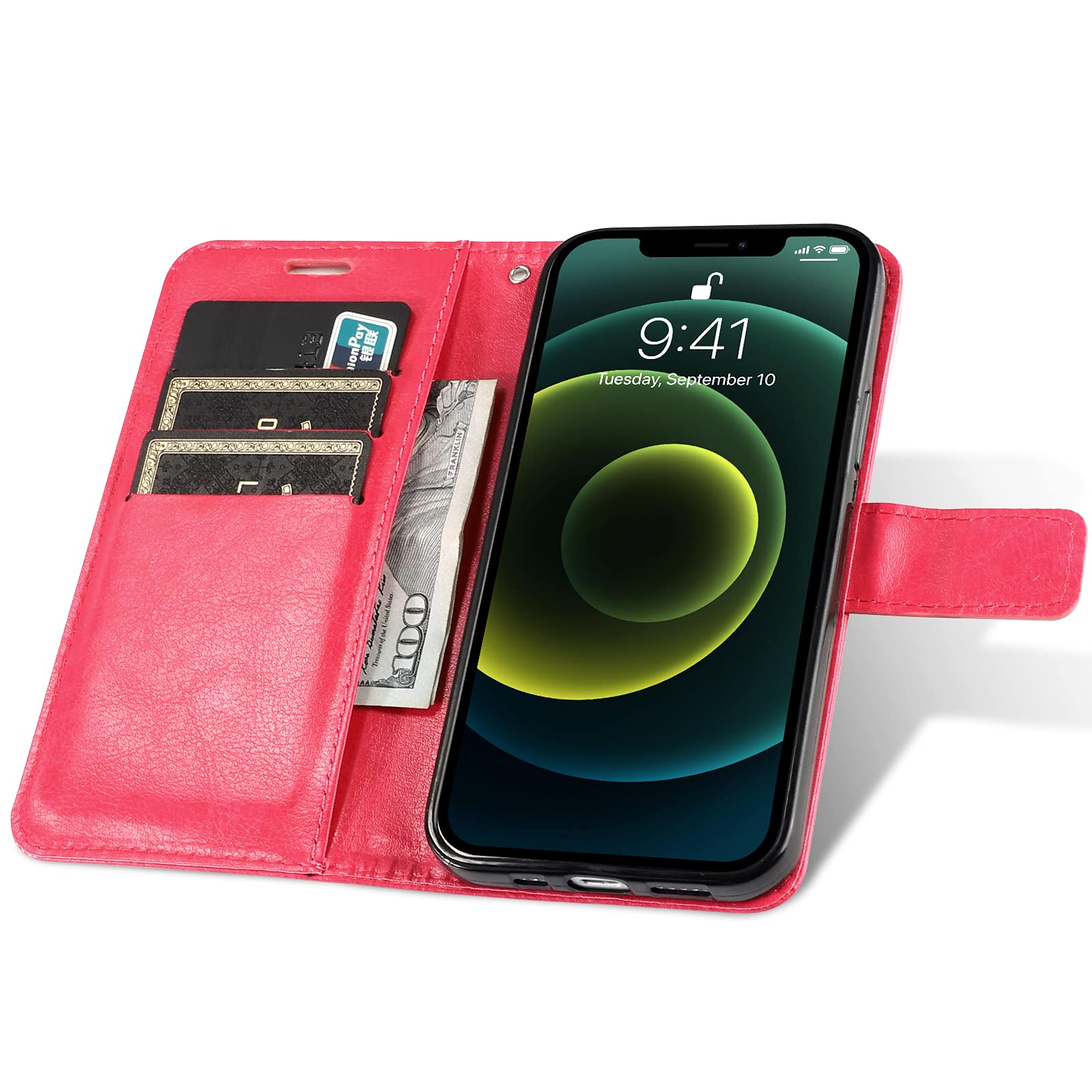 SONWO Cover Portafoglio In Pelle PU Per Samsung Galaxy J7 2015 - Con Supporto E Slot Per Carte - Blu - 3