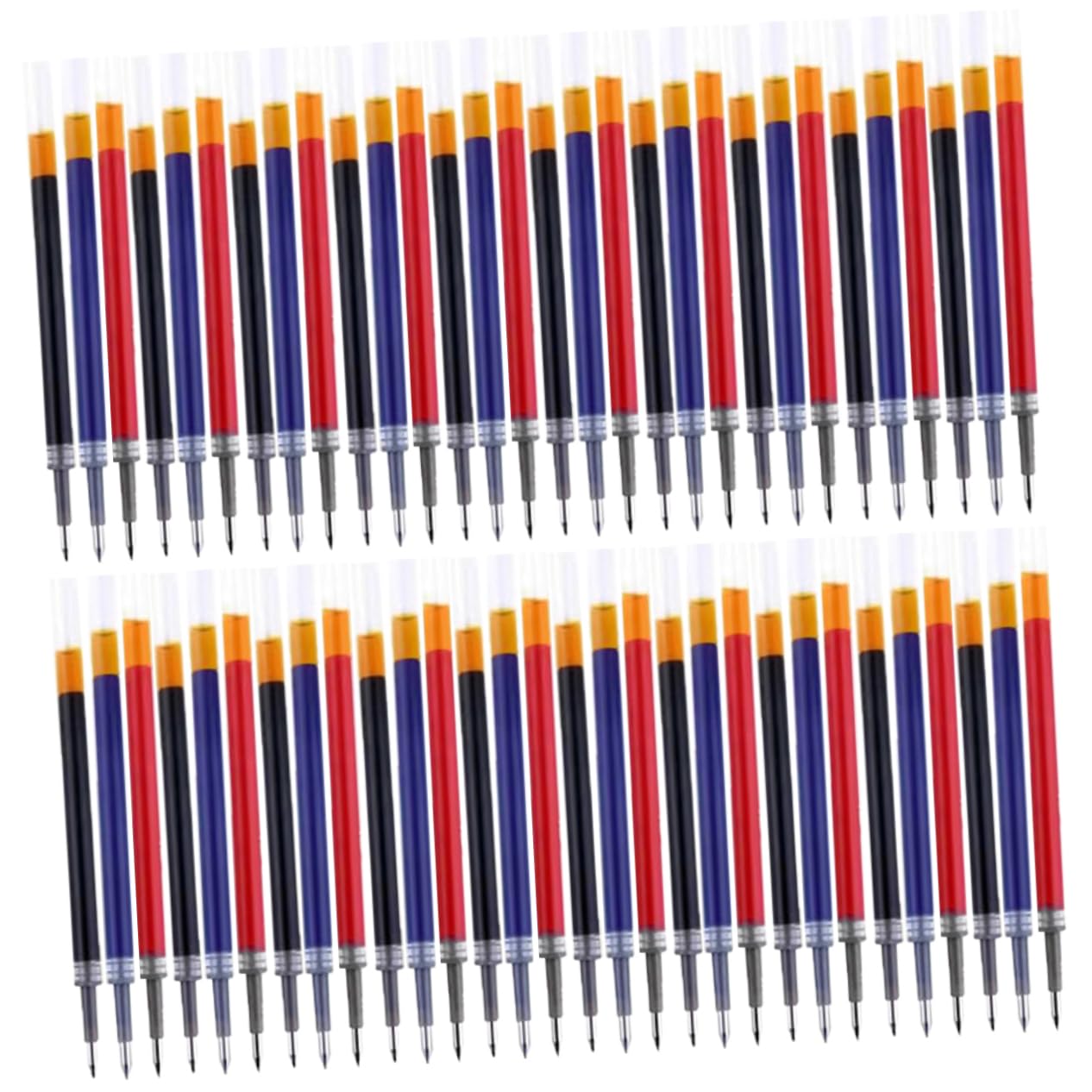 4 Sätze Ersatznachfüllung Schreibutensilien Büroartikel Kugelschreiberminen Bürobedarf Schnell Polieren Professionelle Gelschreiberminen Gelstift-ersatz Plastik 150 Stück * 4