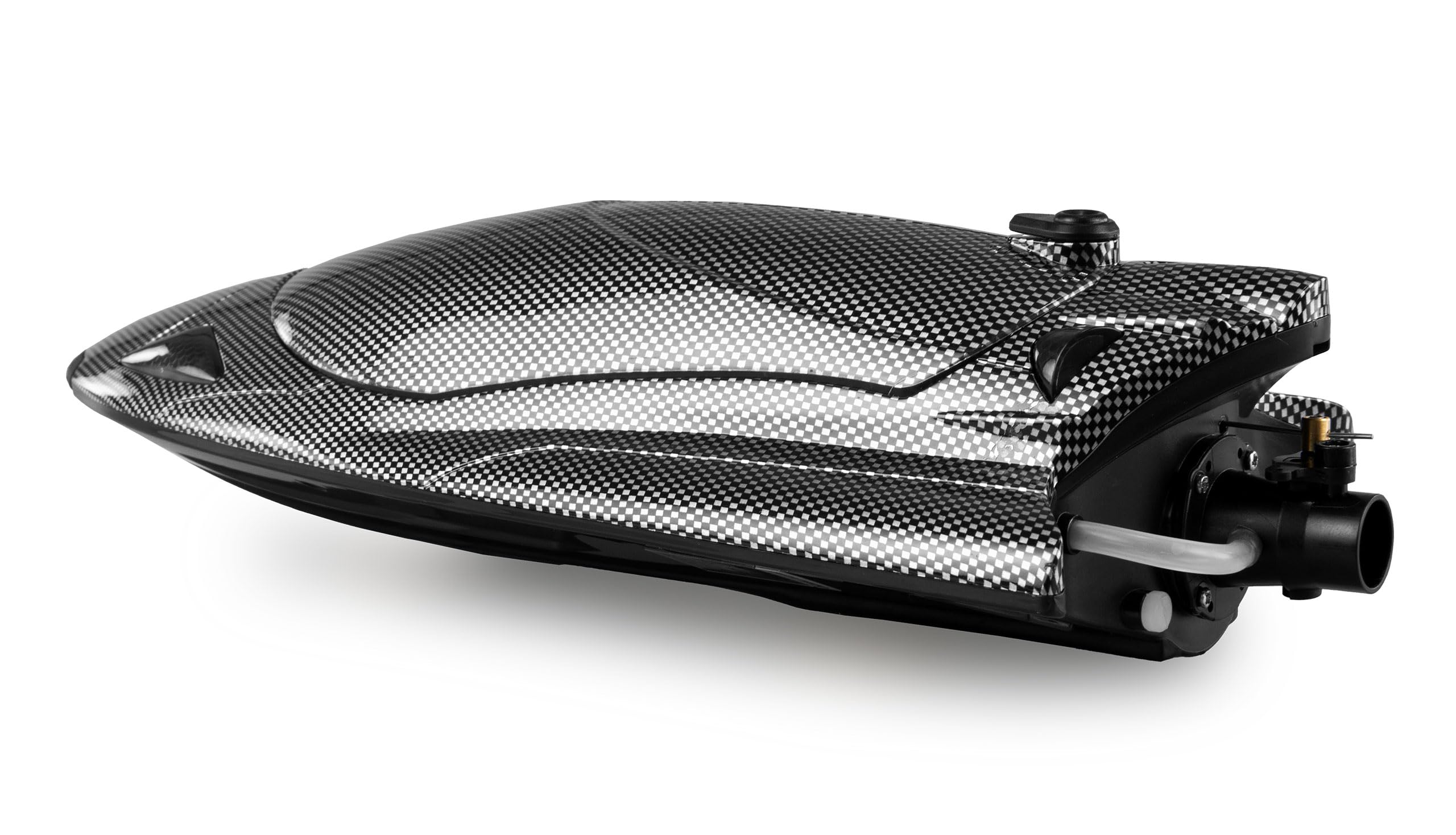 Amewi Stingray - Lancha con accionamiento a Chorro (40 km/h, 335 mm, Aspecto de Carbono RTR)