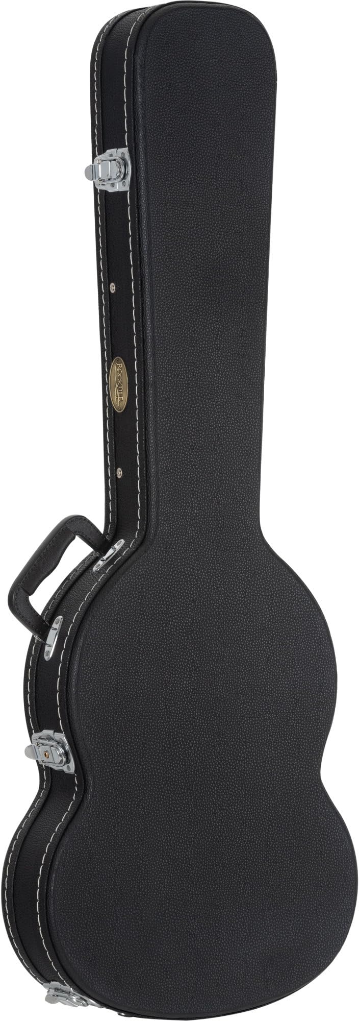 Rocktile Étui Guitare Électrique Style Double Cut (gigbag rembourré, Compartiment intégré, verrouillable, Longueur Totale : 102 cm) Noir