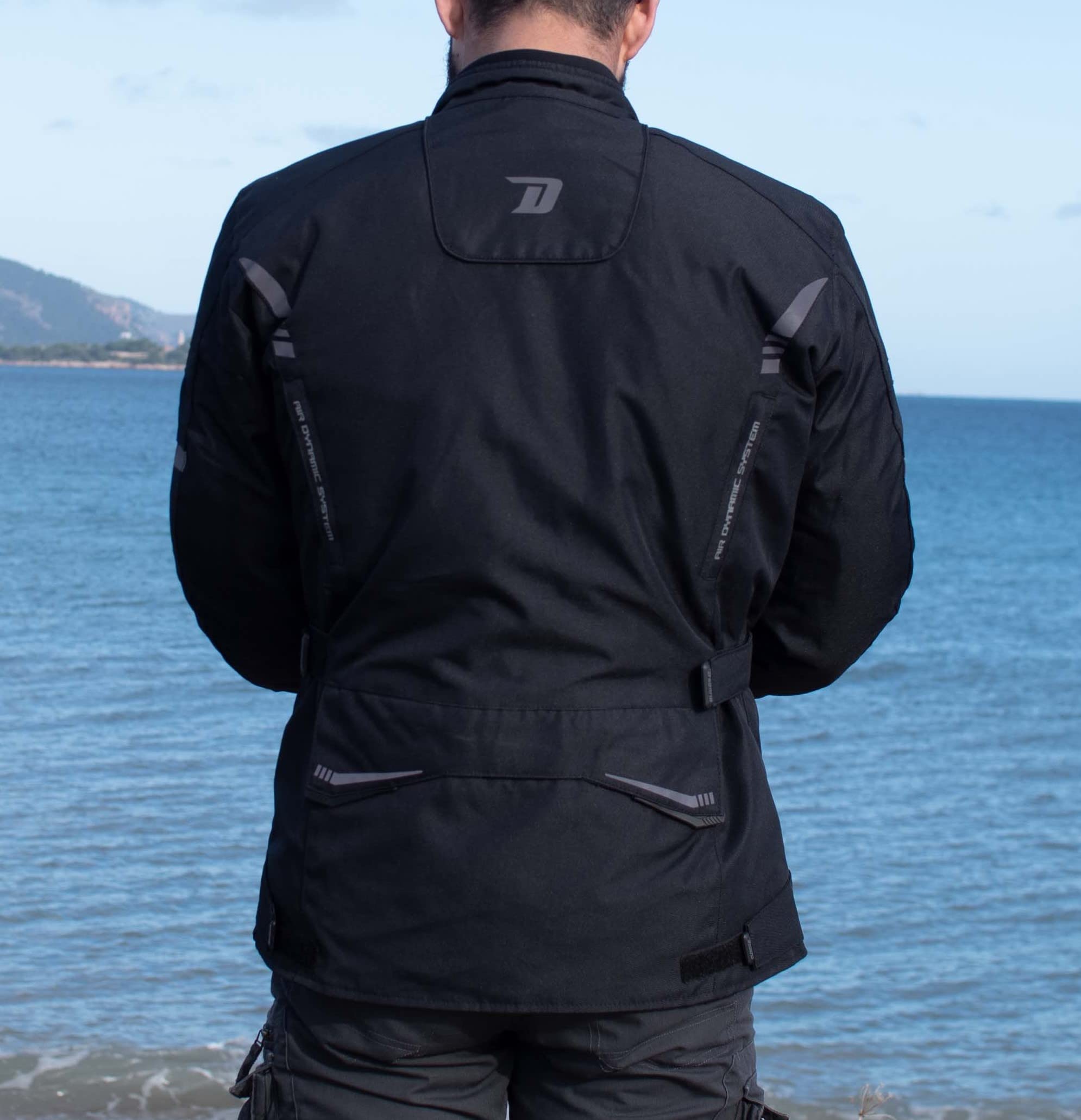 TRAVEL MAN | Motorradjacke Herren mit Protektoren [ Schulter & Ellbogen ] Motorrad Trail Jacke + Herausnehmbares Winterfutter - Homologiert