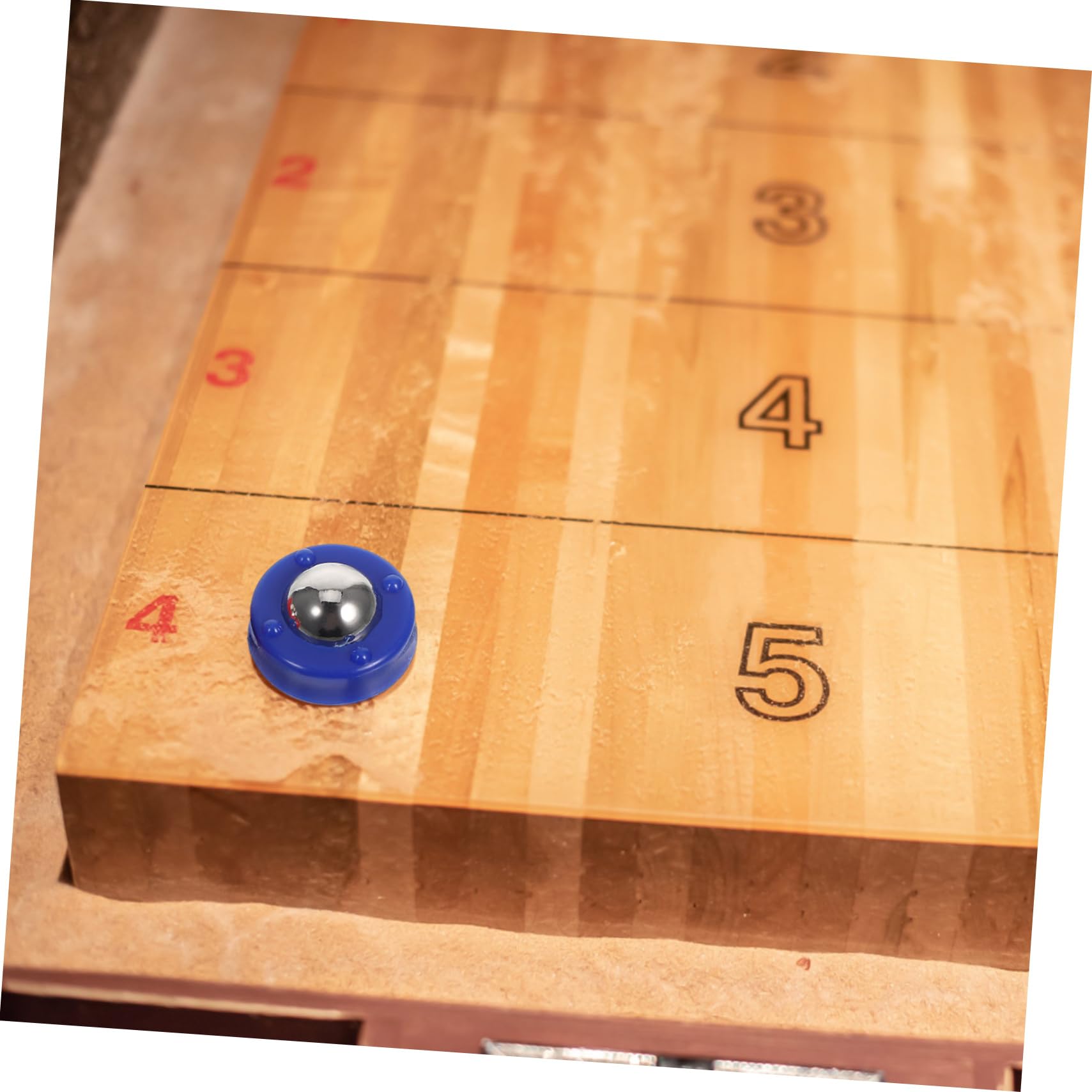 24 Stück Kugellager Shuffleboard Pucks aus Stahl und Kunststoff Kleiner Curling Spiel Zubehör Ersatz Shuffleboard Pucks für Desktop Fördert Geistige und Körperliche Entwicklung