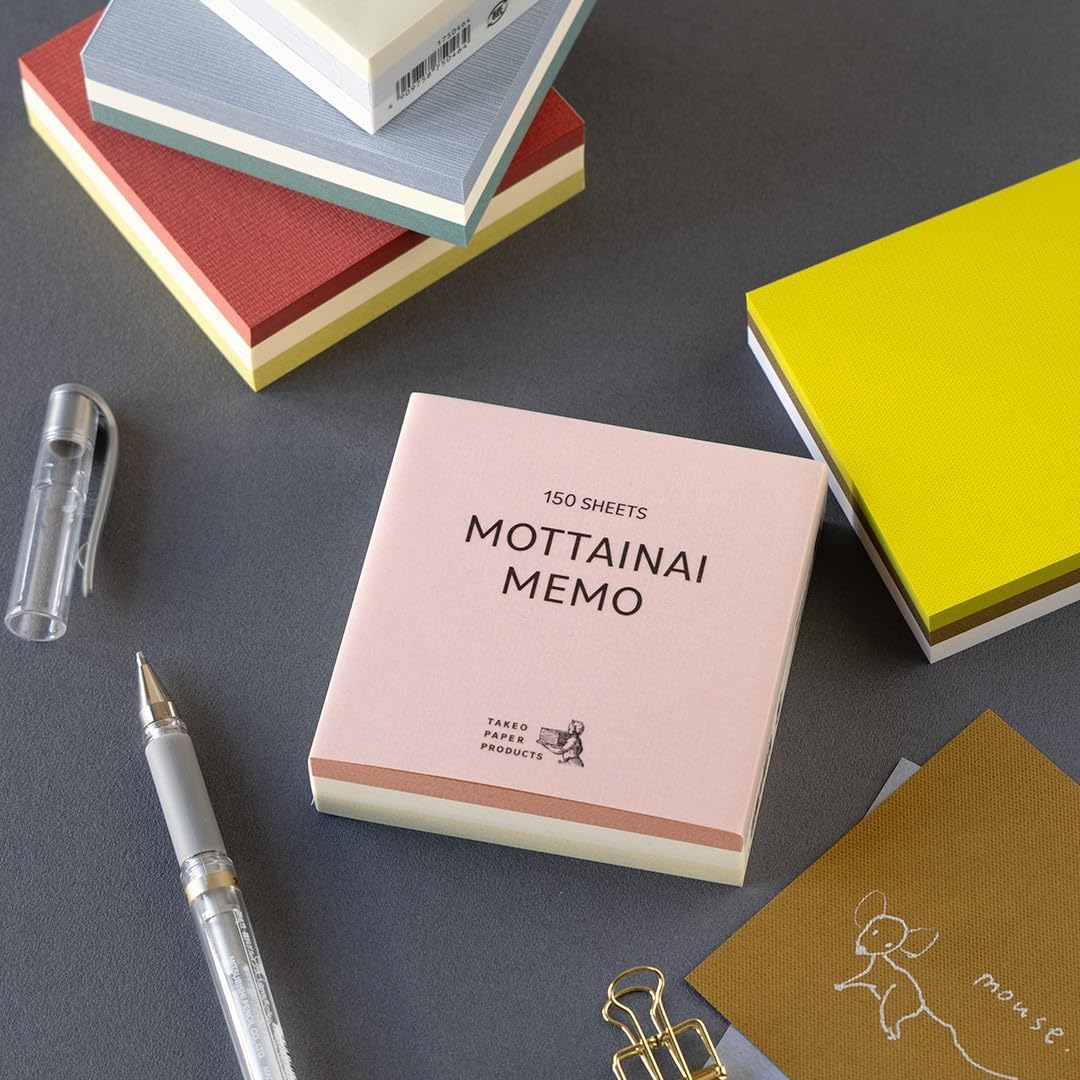 Amazon.co.jp: 竹尾 MOTTAINAI MEMO assorted-27 ブロックメモ 90×90mm
