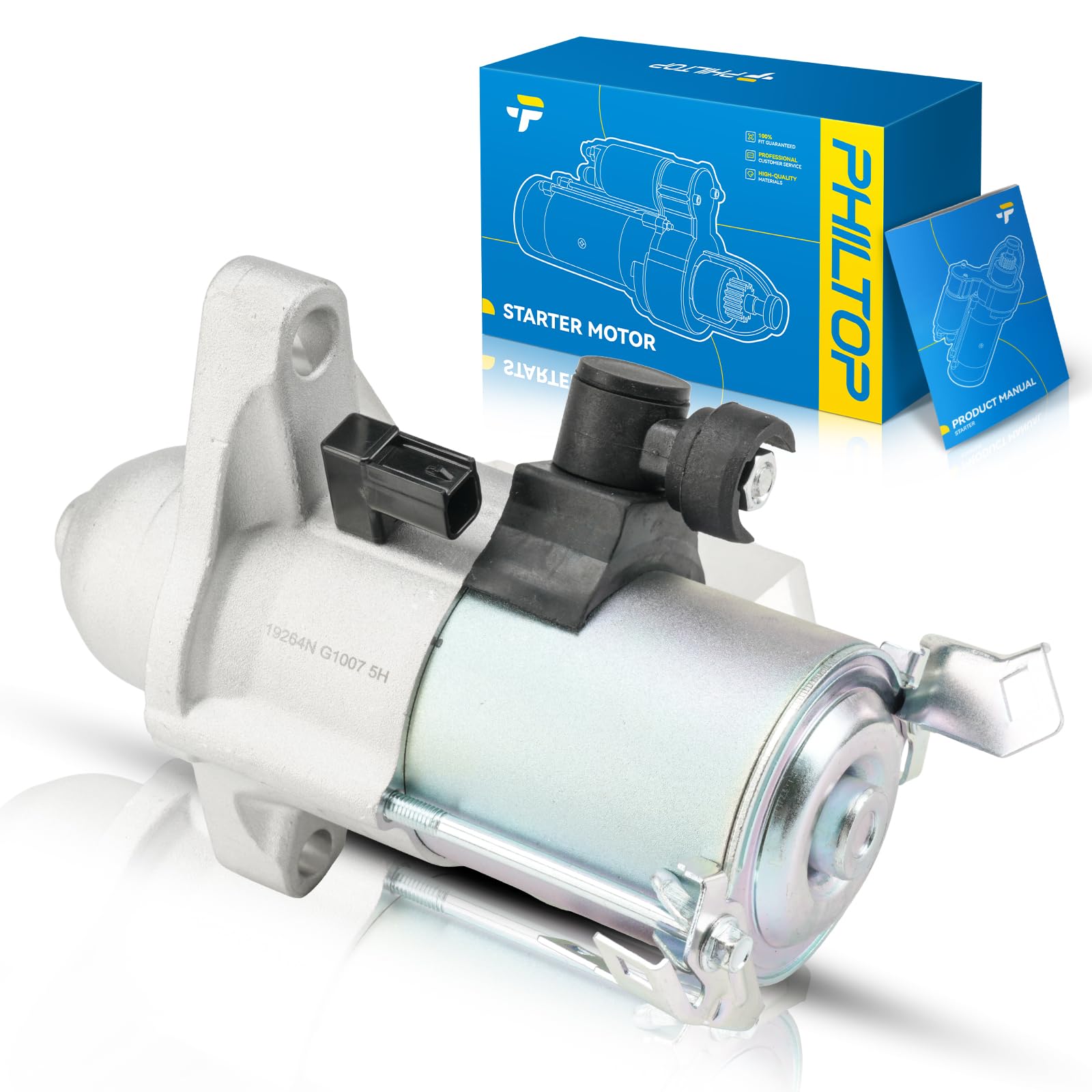PHILTOP New 19264N 1.4KW Starter Compatible with 2012-2015 Civic 1.8L