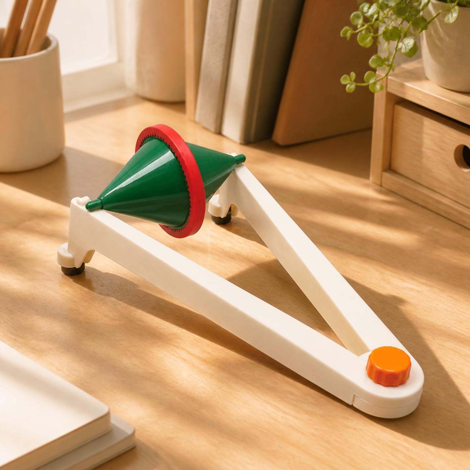 Amagogo Kompakt Doppelkegel-Versuchsgerät | Balance-Demonstrator, anschaulich, Physik-Demonstrationsgerät, für Schullabor, STEM-Unterricht, Klassenzimmer, Physiklehrer