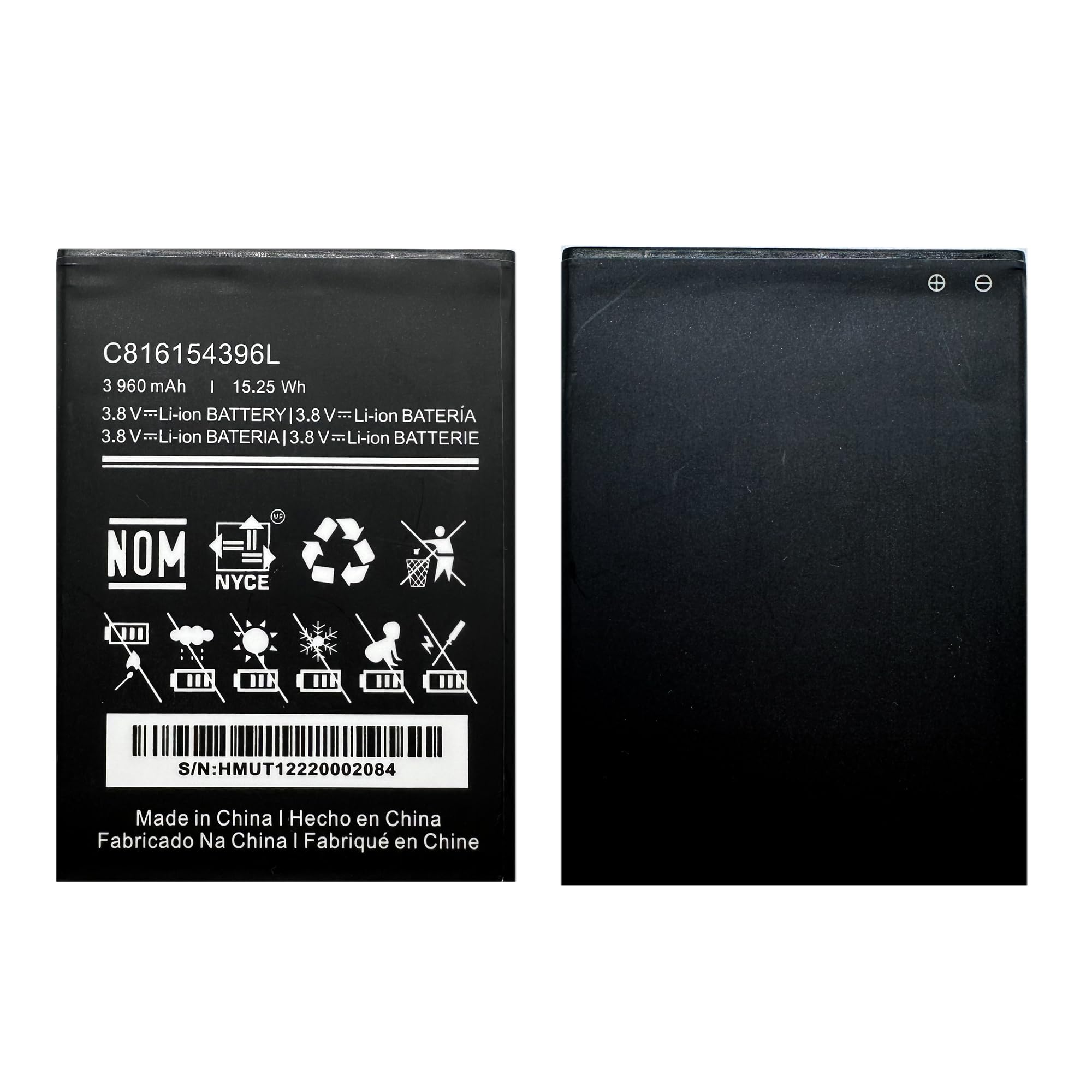 Vvuilsty C816154396L Replacement Battery for BLU G60 V70 V0530WW G0271WW,Rechargeable 0 Cycle Battery Compatible with BLU G60 V70 V0530WW G0271WW