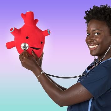 I Heart Guts Heart Plush - I Got The Beat! - 10 Cute Educational Organ Toy Surgery Cardiologist Funny Get Well Recovery Gift for Nurse Patients Medical Student Science Teacher STEM Anatomy Plushie