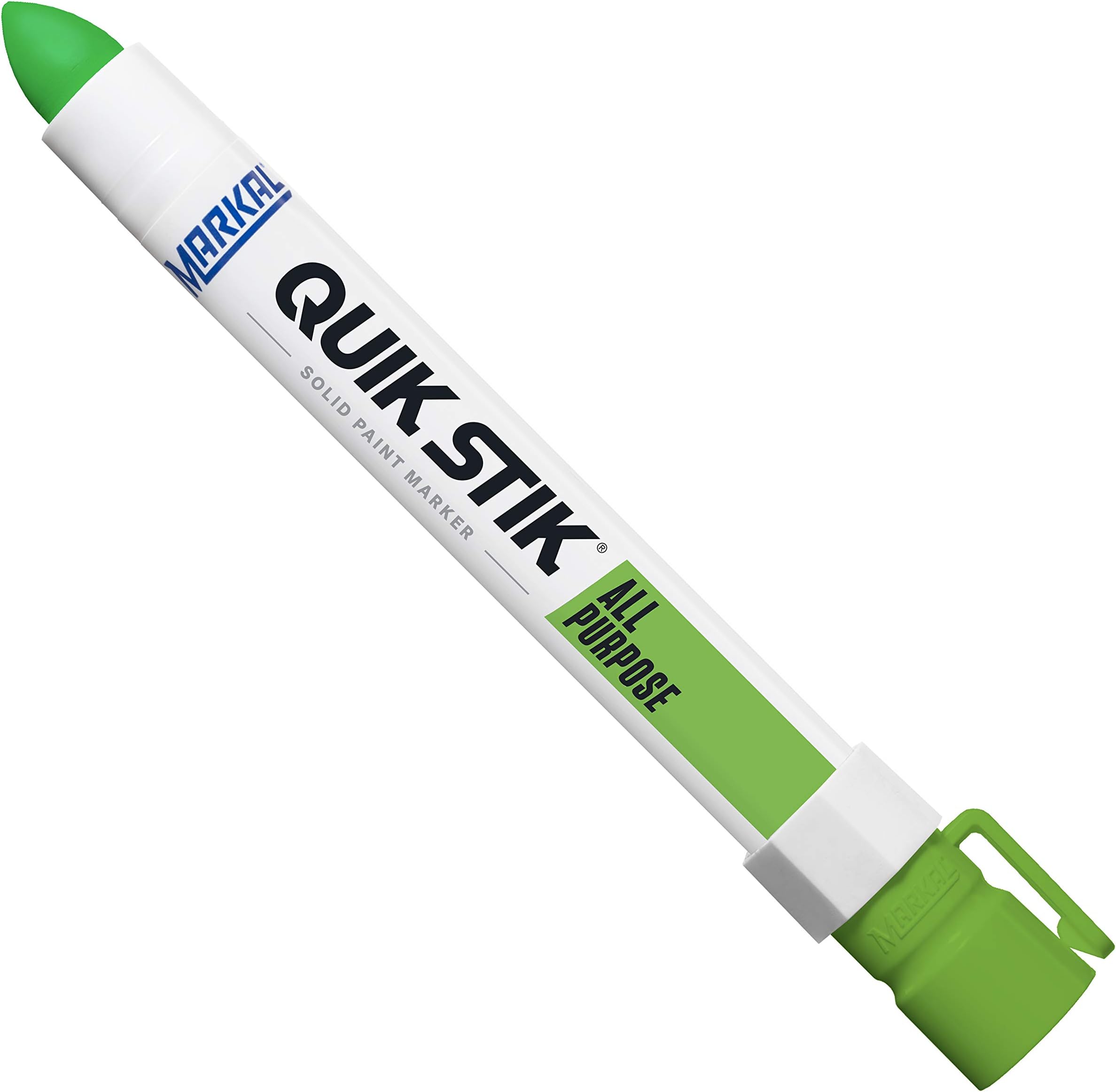 61042 Quik Stik All Purpose Solid Paint Marker, Fluorescent Green (Pack of 12)