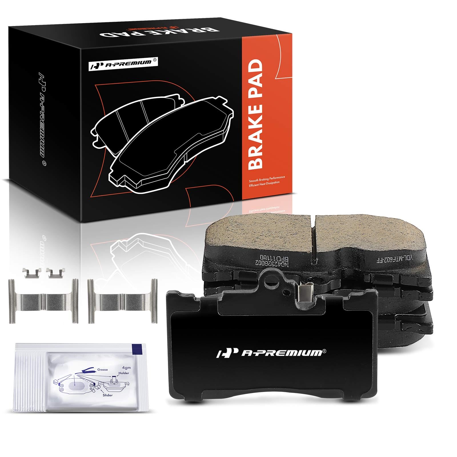 A-Premium Front Ceramic Disc Brake Pads