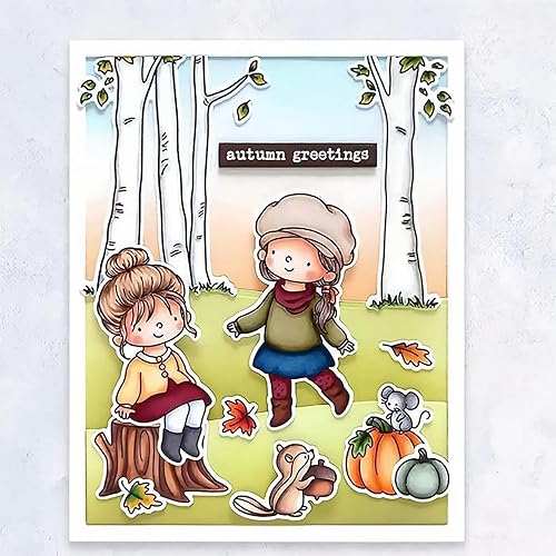 Miniatura 3 de Saludos de Acción de Gracias para Navidad de silicona transparente y juegos de troqueles para hacer tarjetas, plantillas de corte para álbumes de