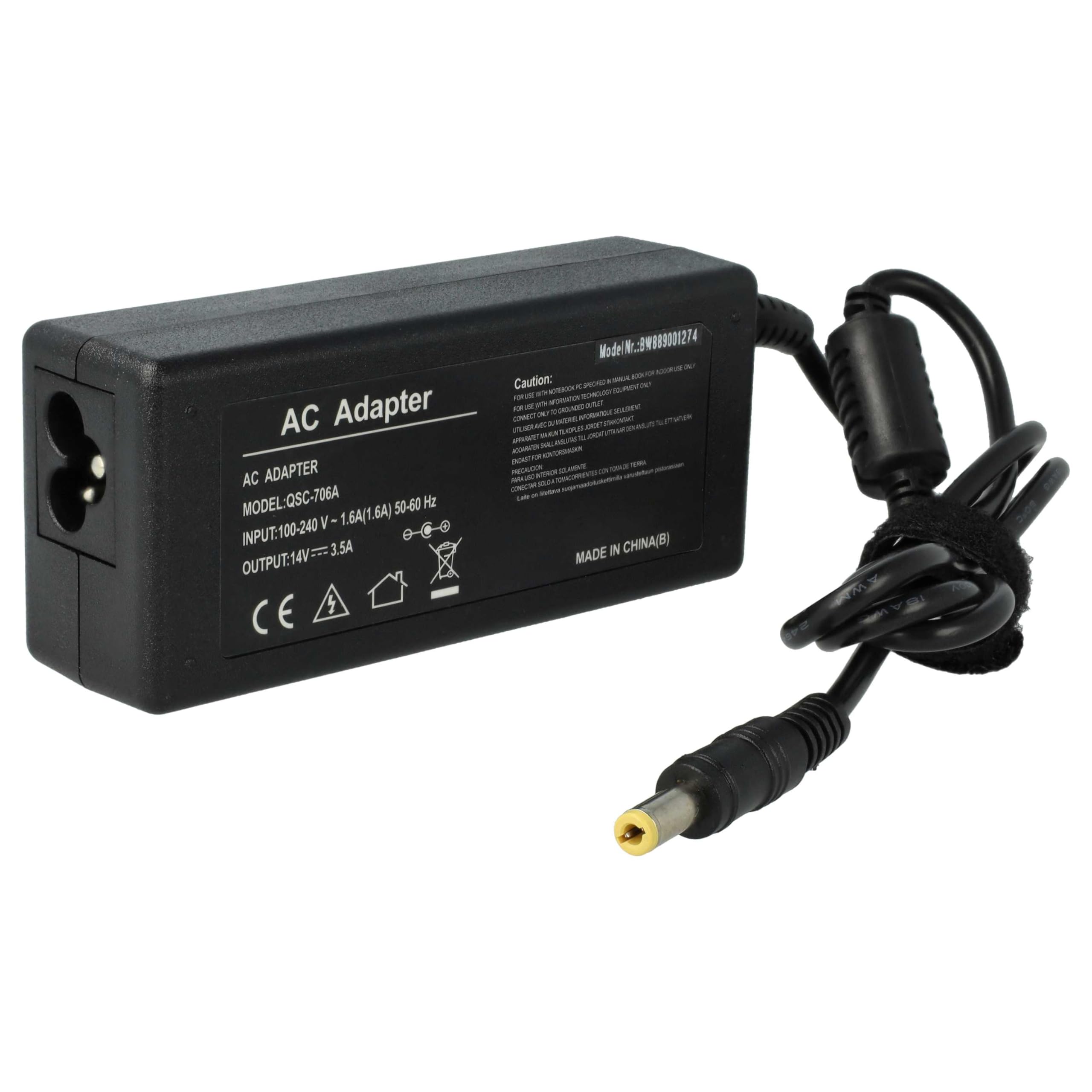 vhbw Cargador 6 Compartimentos Compatible con Motorola NNTN5510BR baterías de Radio - Estación de Carga + Fuente de alimentación, 8,4 V, 0,4 A