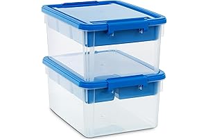 Citylife 17 QT Storage Box with Dividers for Girls' Arts and Crafts