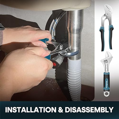 Miniatura 4 de Enventor Juego de herramientas, kit de herramientas para el hogar de 220 piezas con caja de herramientas, llave inglesa y herramientas manuales para