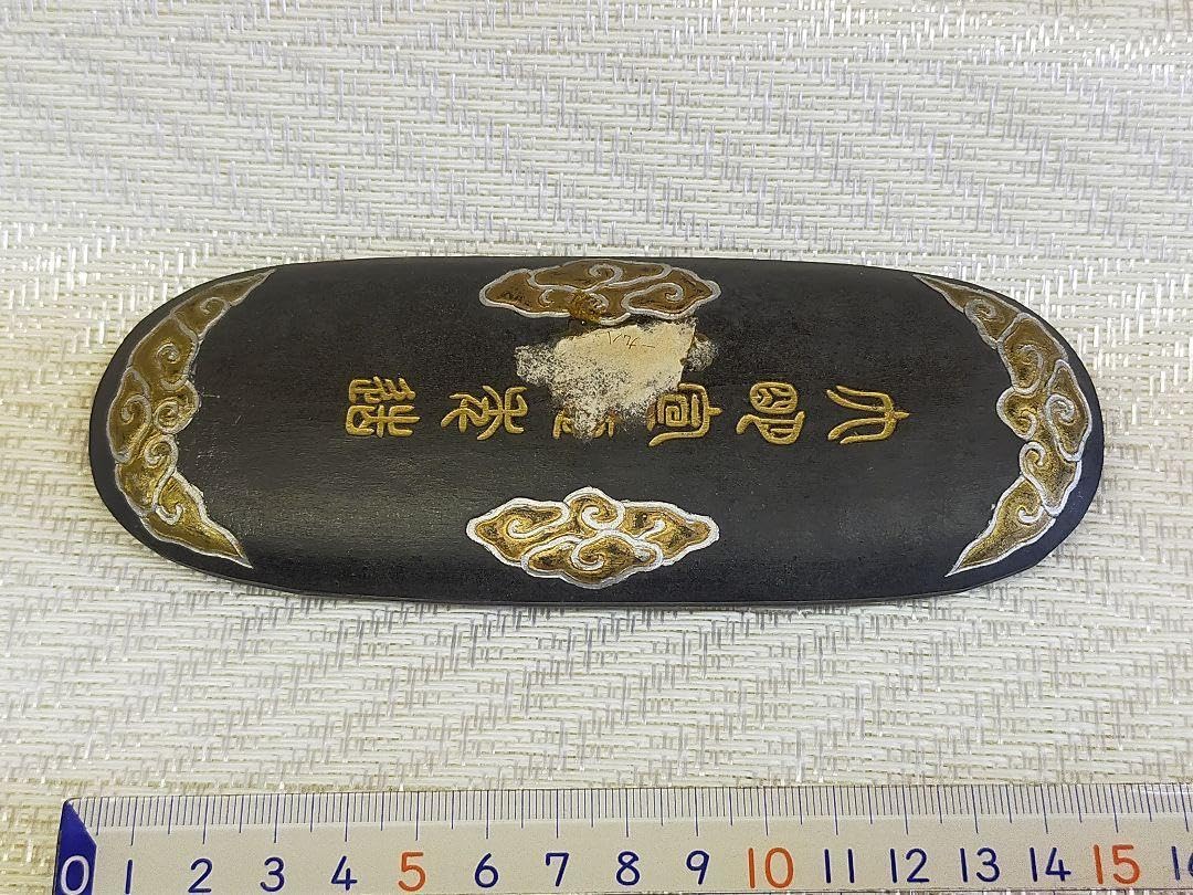 ♥中国　古墨　墨　１５４ｇ　書道具　筆　硯　文房具 ♥中国 古墨 墨 154g 書道具 筆 硯 文房具