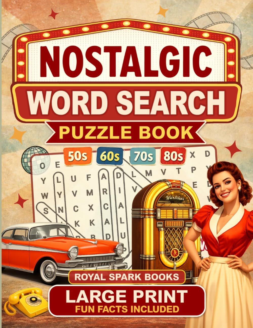 Nostalgic Word Search Puzzle Book: Large Print · 100 Nostalgia-Themed Word Search Puzzles for Adults & Seniors · Relaxation, Memories & Peaceful Moments (Word Search Relax Series)