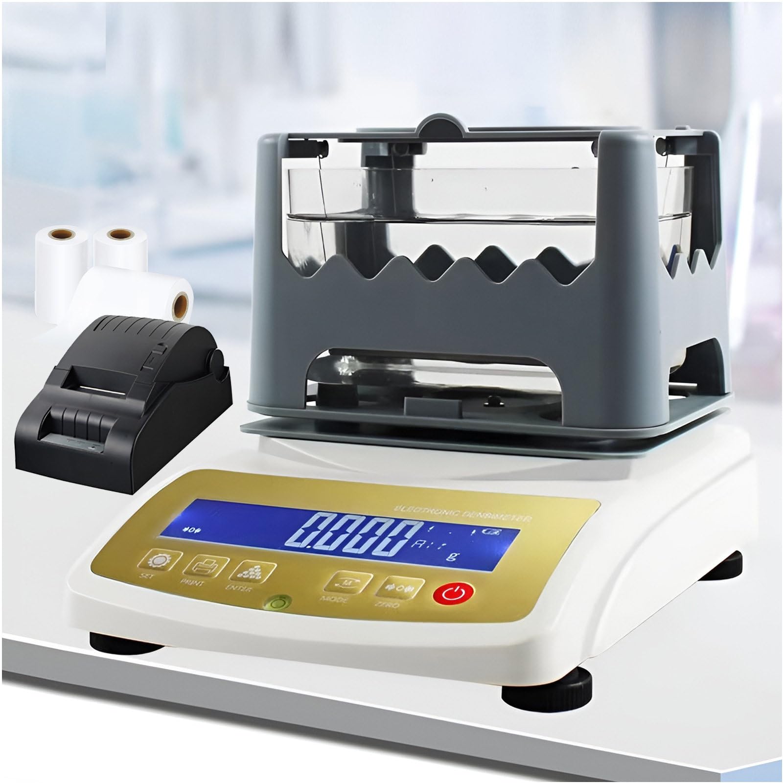 Cyfrowy Elektroniczny Analizator Czystości Złota Z Drukarką, Maksymalna Rozdzielczość Wagi 1200 G (Z Drukarką Xf600K)