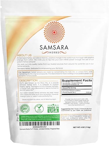 Miniatura 2 de Samsara Herbs Polvo de cola de caballo (4oz114g) - Extracto concentrado 201 - cabello, uñas, huesos, piel. Fuente de sílice natural
