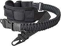 Vista 1 de 550 Paracord Eslinga de Rifle de 2 Puntos con Almohadilla para el Hombro, Correa de Arma Ajustable de Dos Puntos