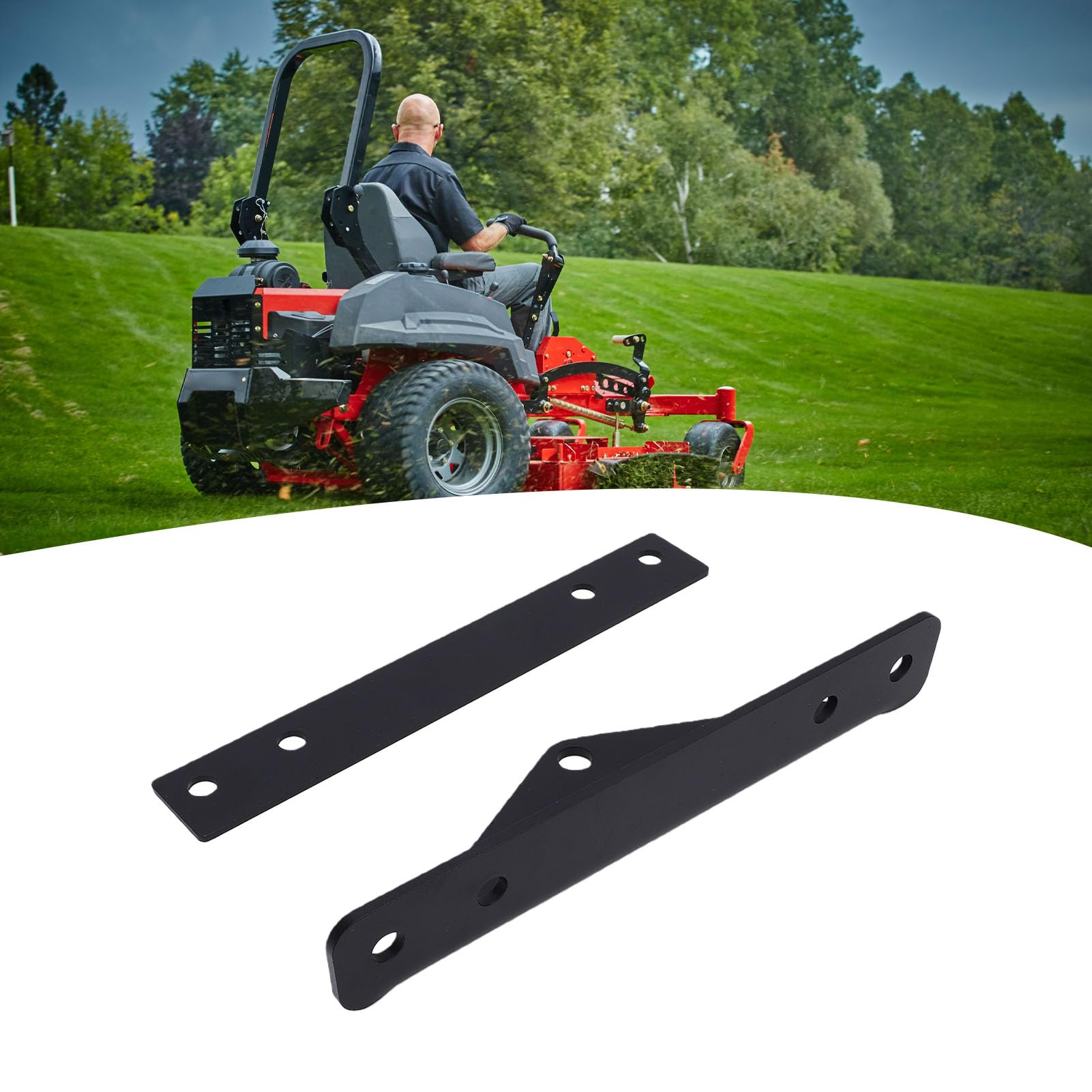 Akozon Kit Attacco per Rimorchio per Tosaerba Zero Turn, Ricambio per ZT HD Pro-Turn Z ZX Compact-Pro, Acciaio Resistente con Protezione Antiruggine per Carrelli e Attrezzature da Prato