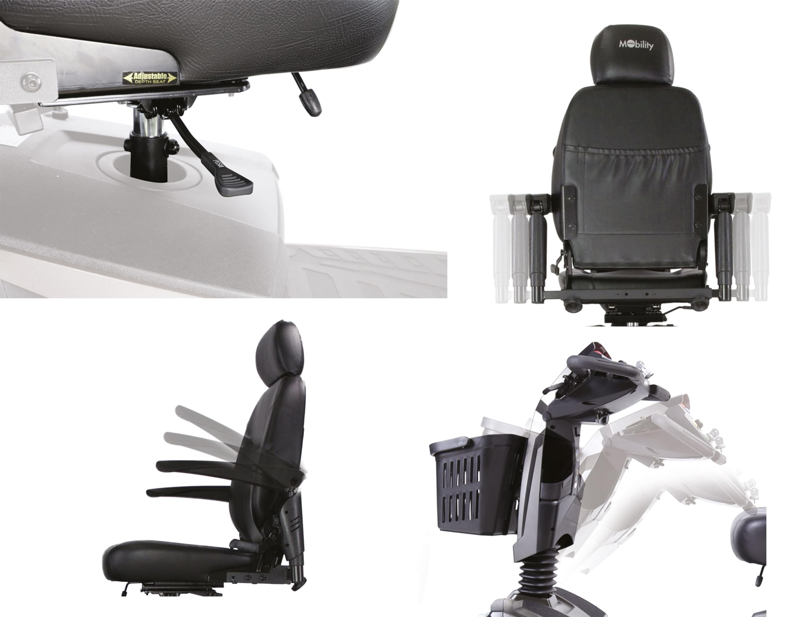 Scooter eléctrico para discapacitados Mobility 230 Carga máxima 158 kg