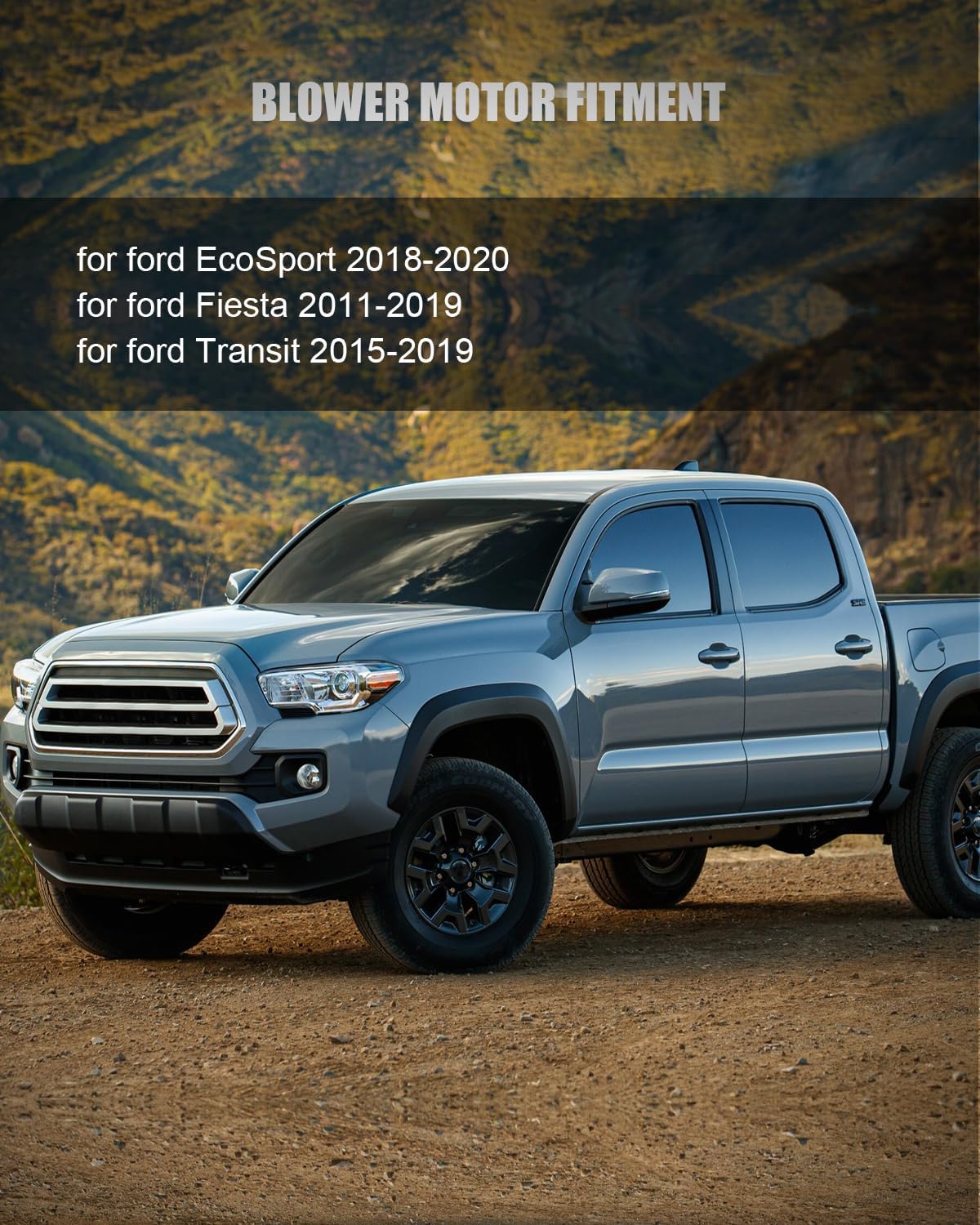 AC Heater Blower Motor Compatible for Ford for Fiesta 2011-2019 for Ford for EcoSport 2018-2020, HVAC Blower Motor Assembly Replace# MM1127 PM9380