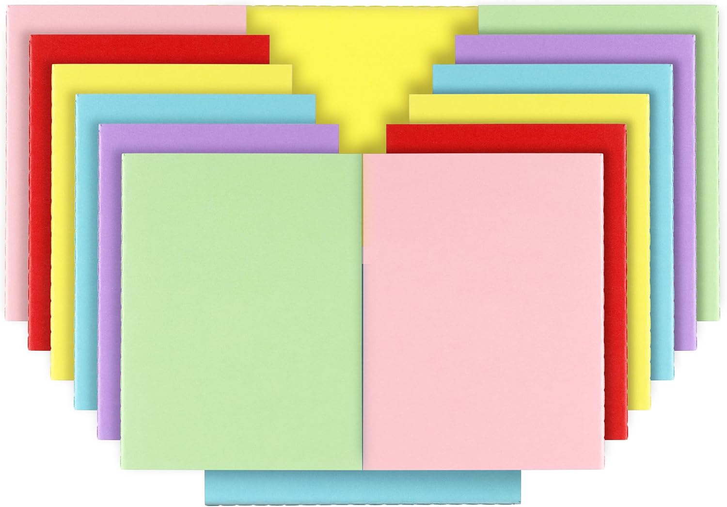 48 Pack Mini Notebooks Bulk, Colorful Blank Notepads, 4.2 x 5.5 In