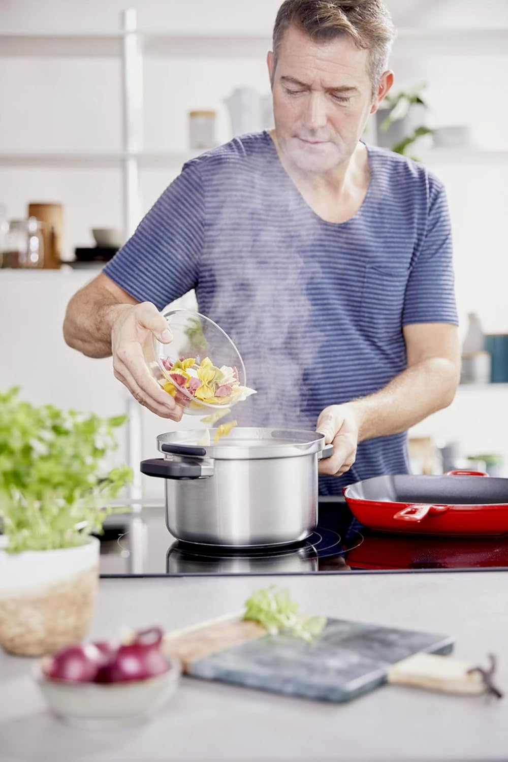 BK Cookware BV 123 Cooking Pot Set 4 Pieces Flow Cool