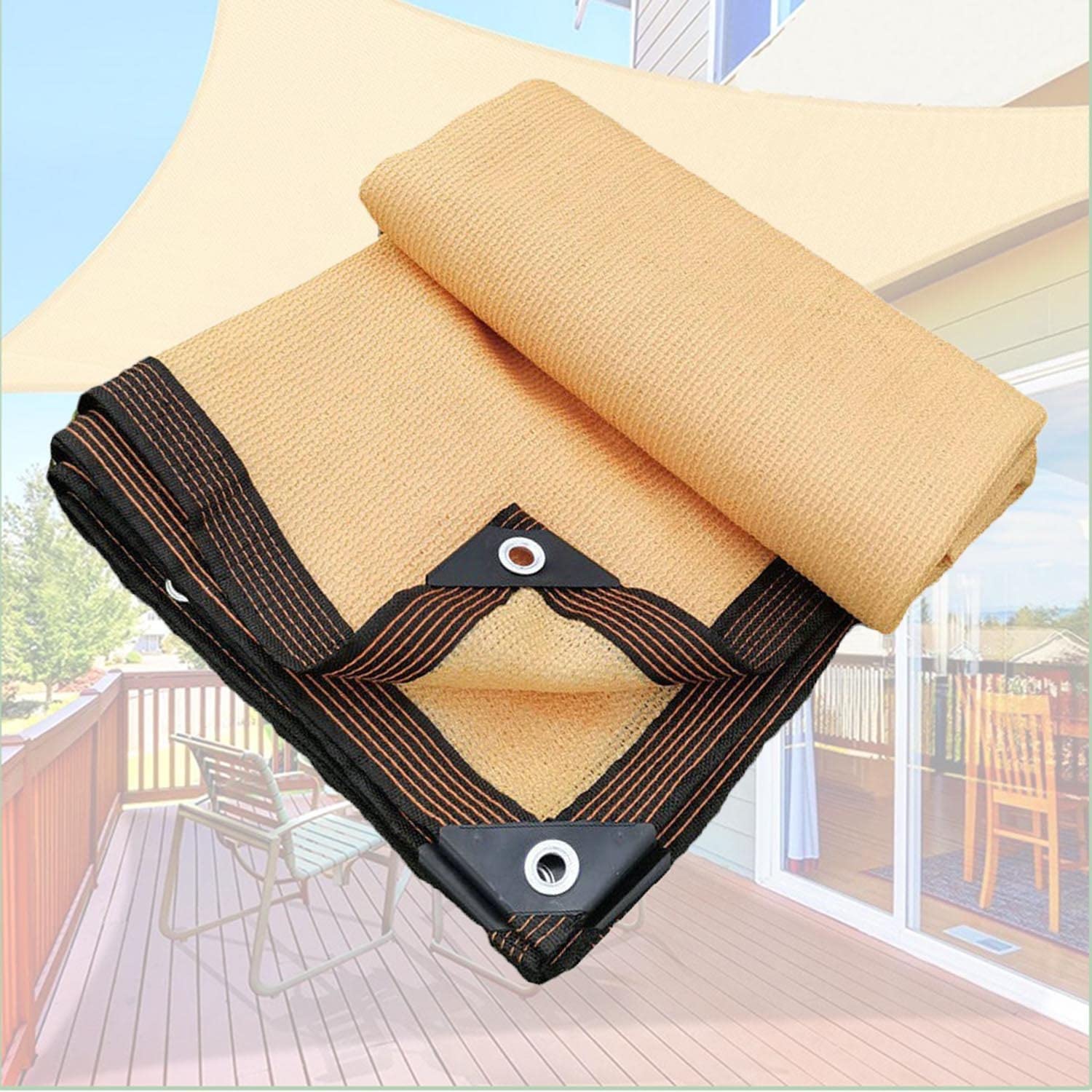 Voile d'ombrage anti-UV 90% pour ombrager efficacement votre terrasse
