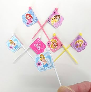 ディズニープリンセス☆ランチピック☆お弁当ピック メール便対象品】 ランチ ピックス 9本入 [3柄×3本入
