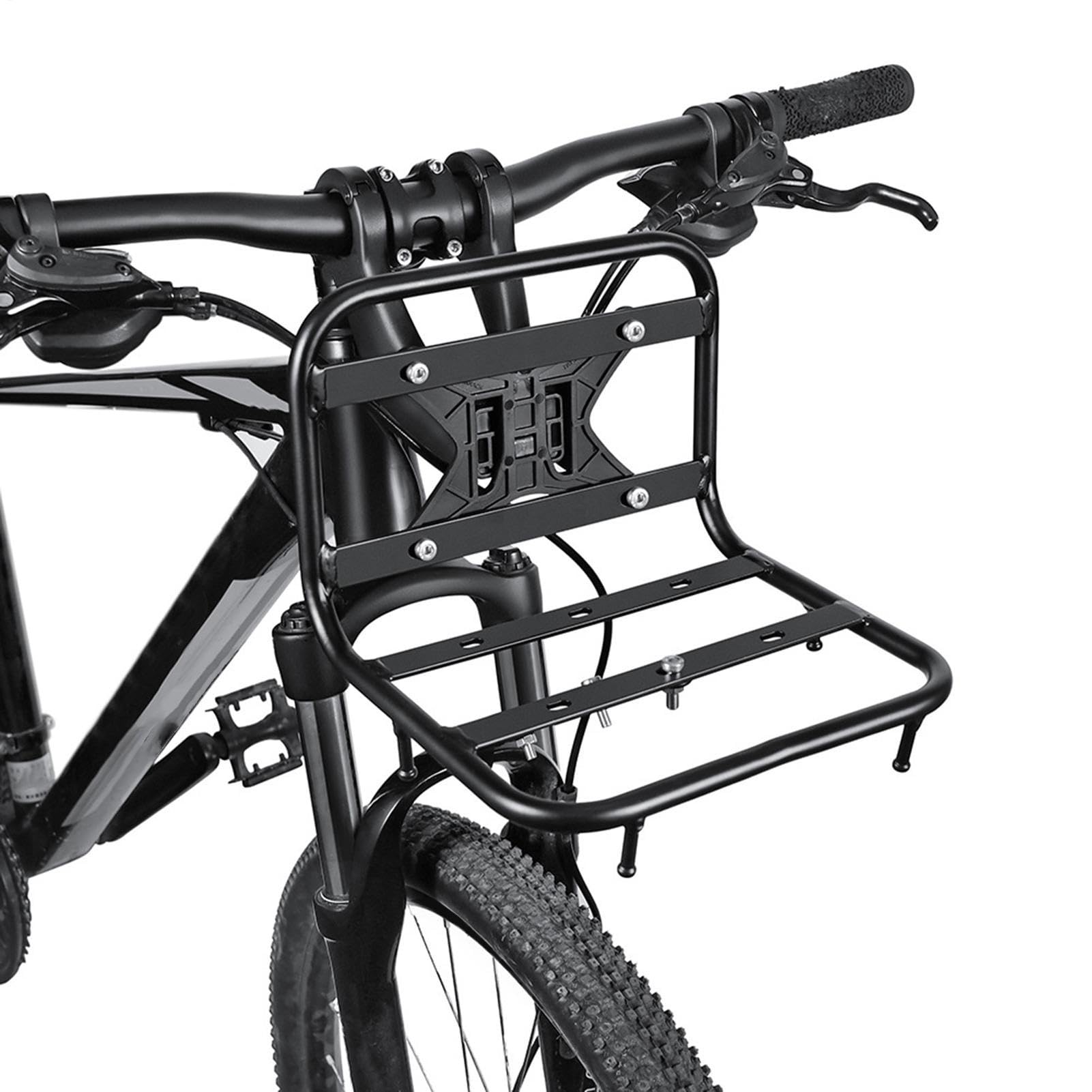 Support Porte-Bagages Vélo à Déverrouillage Express et Forte Portance