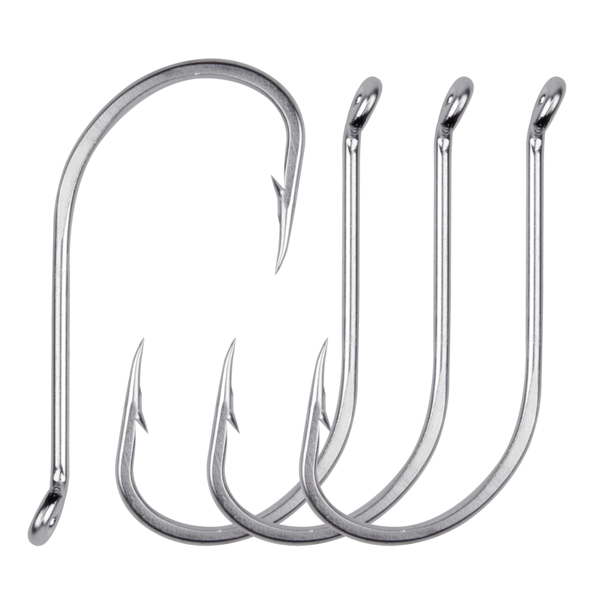 Hameçons de pêche pieuvre anti-corrosion | Lot de 100 en acier forgé robuste