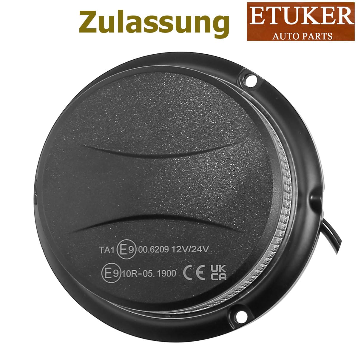 Luce LED Stroboscopica Lampeggiante 12V/24V 7 Modelli di Flash con ECE R6 R10 E9 Lampeggiante Magnetico per Trattore Agricolo