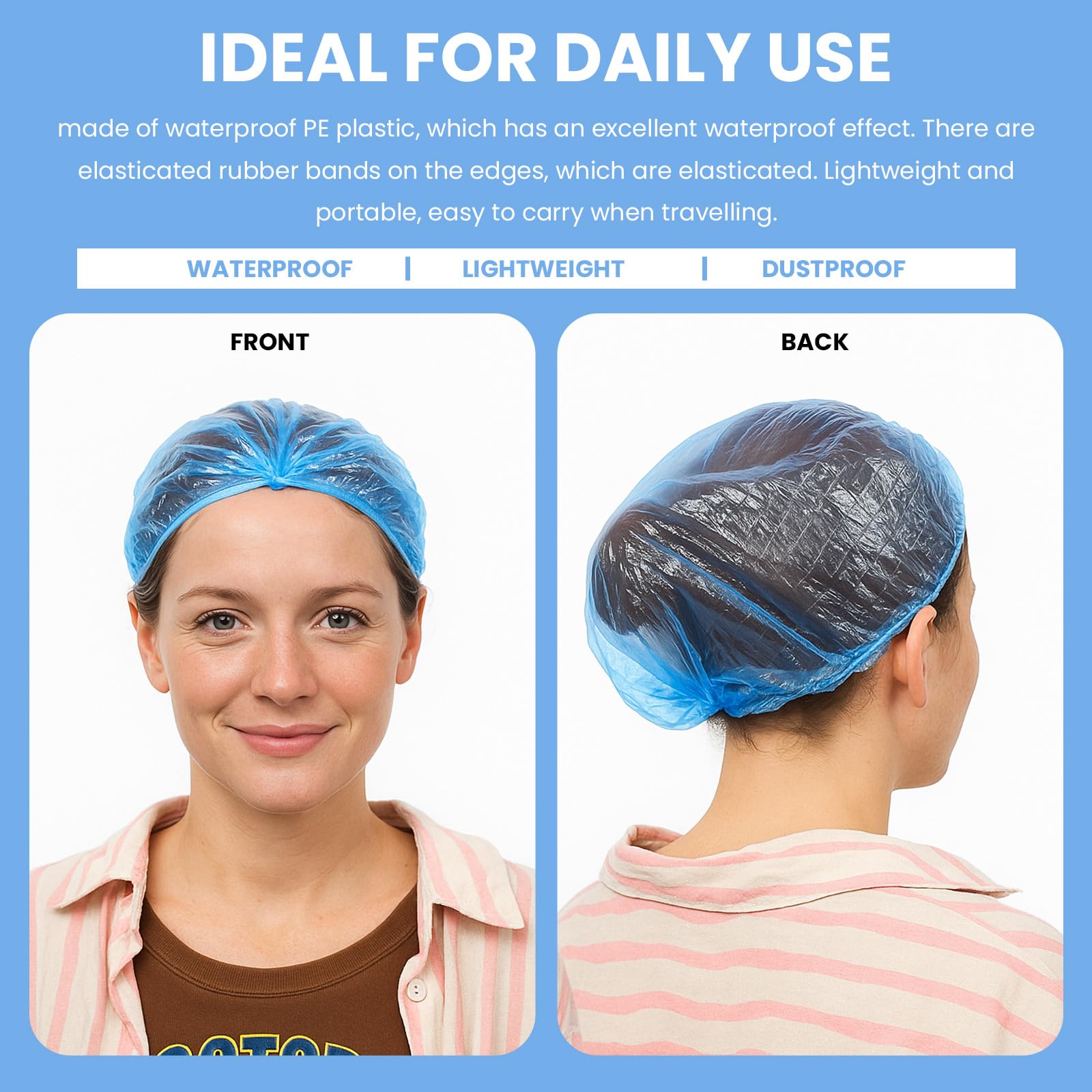 50 Pcs Disposable Shower Hat - Image 3