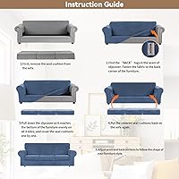 Vista 102 de WEERRW Fundas de terciopelo para sofá de 2 cojines, fundas de sofá de felpa de terciopelo de lujo de alta elasticidad, con parte inferior elástica