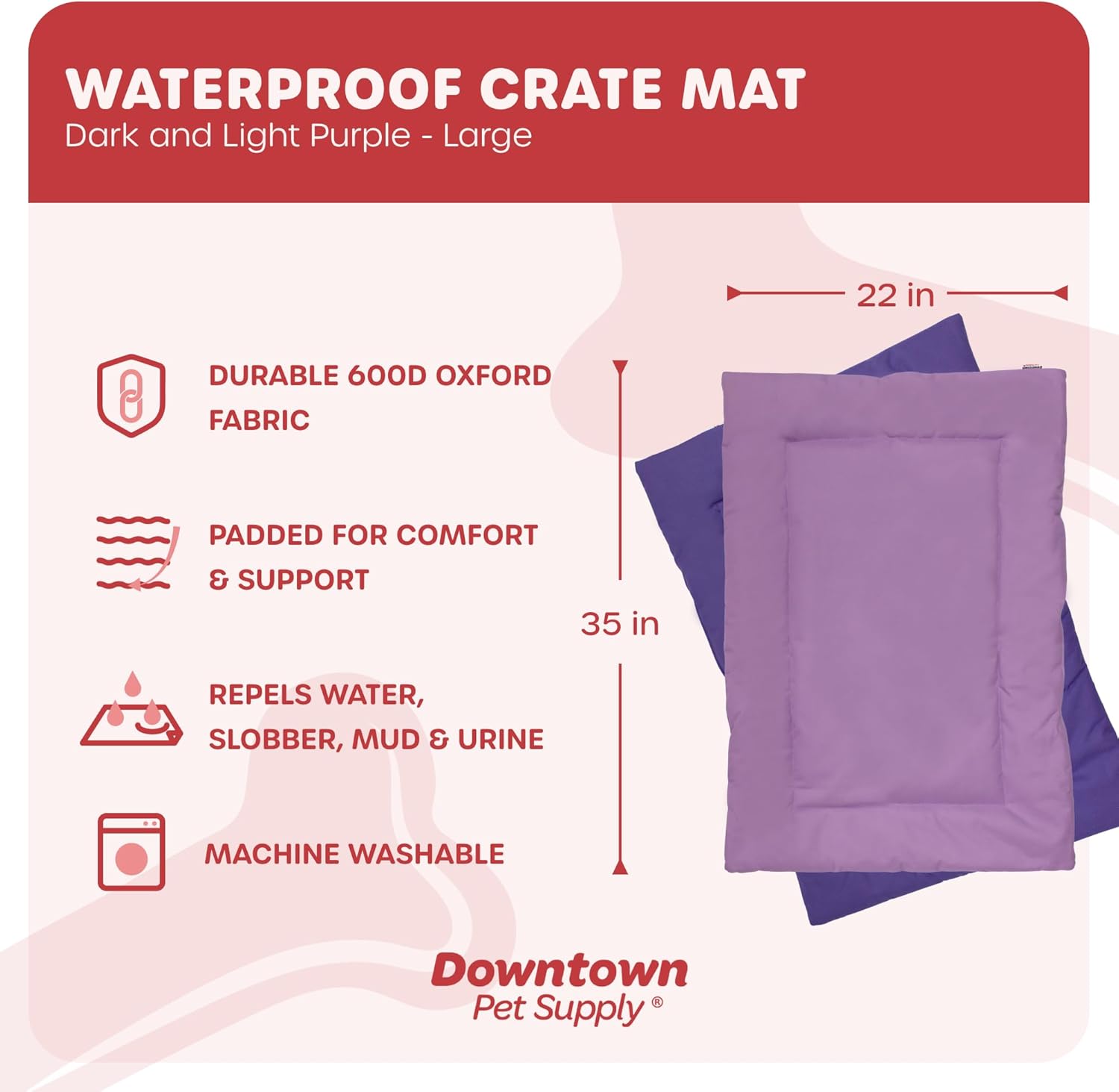 The Ultimate Comfort: Downtown Pet Supply Waterproof Dog Crate Pad Review