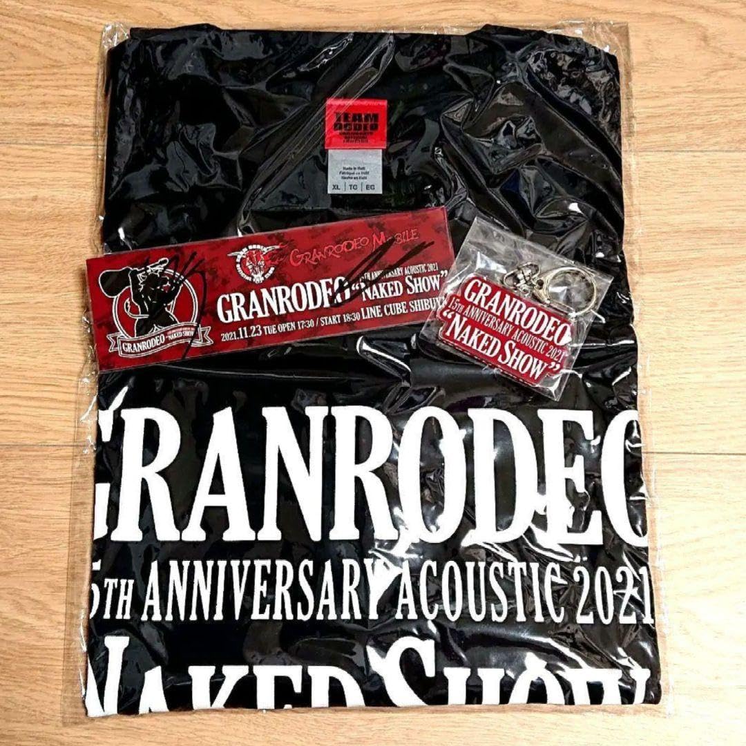 入手困難★GRANRODEO Tシャツ キーホルダー 直筆サイン 谷山紀章 声優 入手困難☆GRANRODEO Tシャツ キーホルダー サイン 谷山紀章 声優