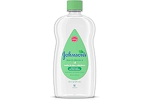 Johnson's Baby Oil: Gentle Hydration with Aloe Vera and Vitamin E