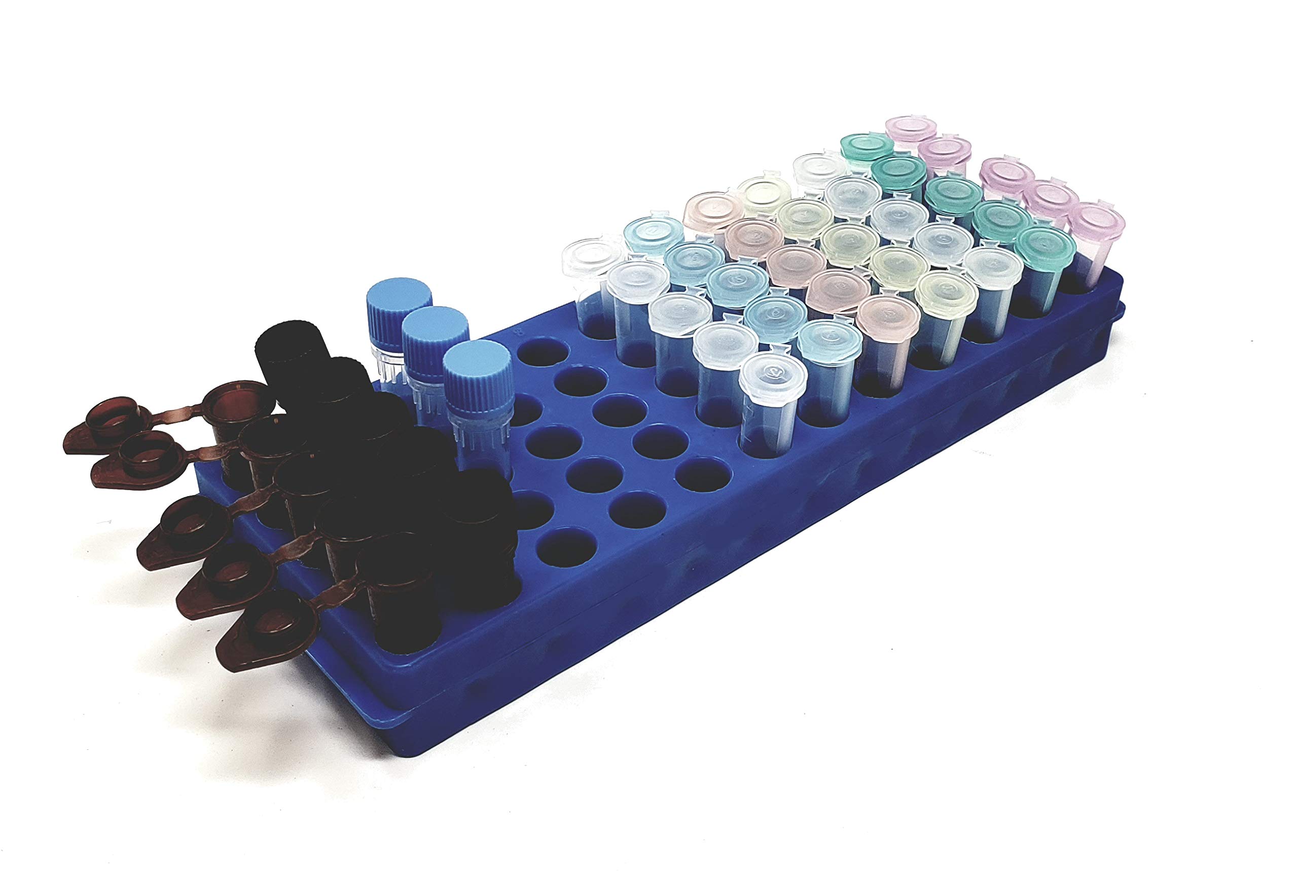 BiochromCorp Microcentrifuge Tube Storage Rack, Double use for 0,5ml