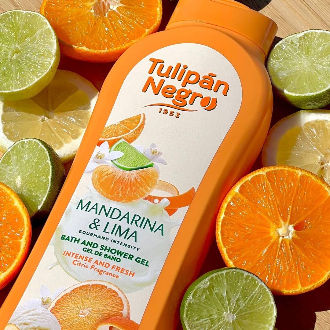 Tulipán Negro Gel de Baño Mandarina y Lima 650 ml