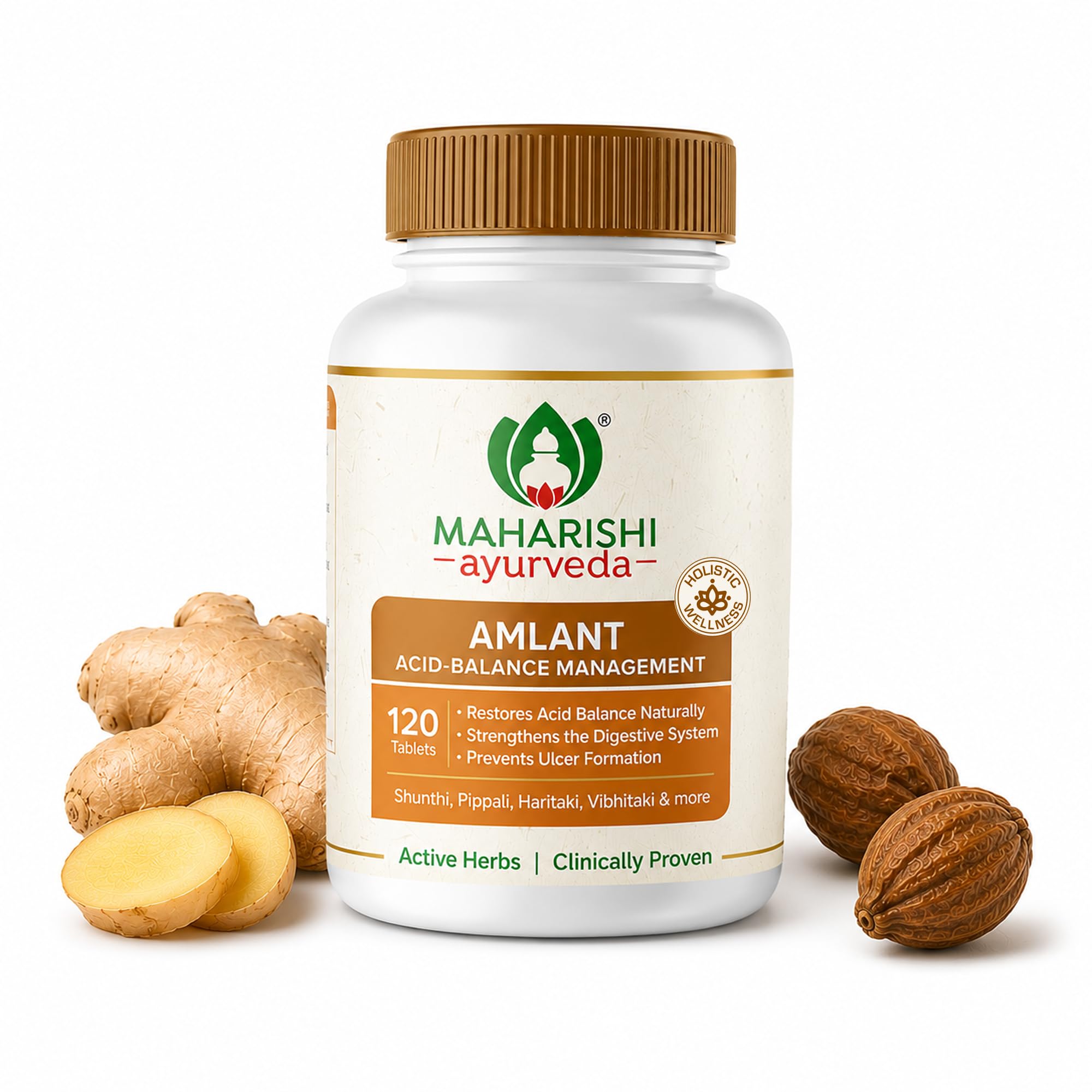 Maharishi Ayurveda Amlant | Herbal Digestive Support with Haritaki, Mulethi & 14 Herbs | Helps with Gas, Bloating & Gut Health | Ayurvedic Supplement for Daily Use | 120 Tablets | Pack of 1-picture-15